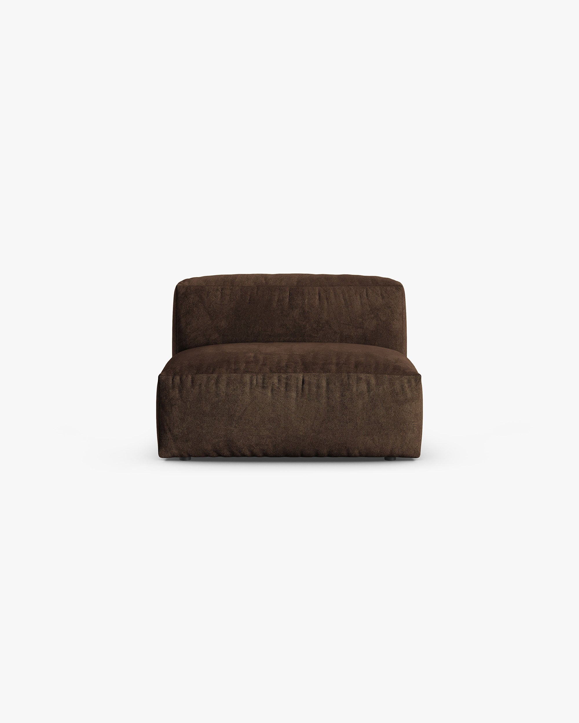 MARTINA XL Velvet Armchair / Module in Chocolate
