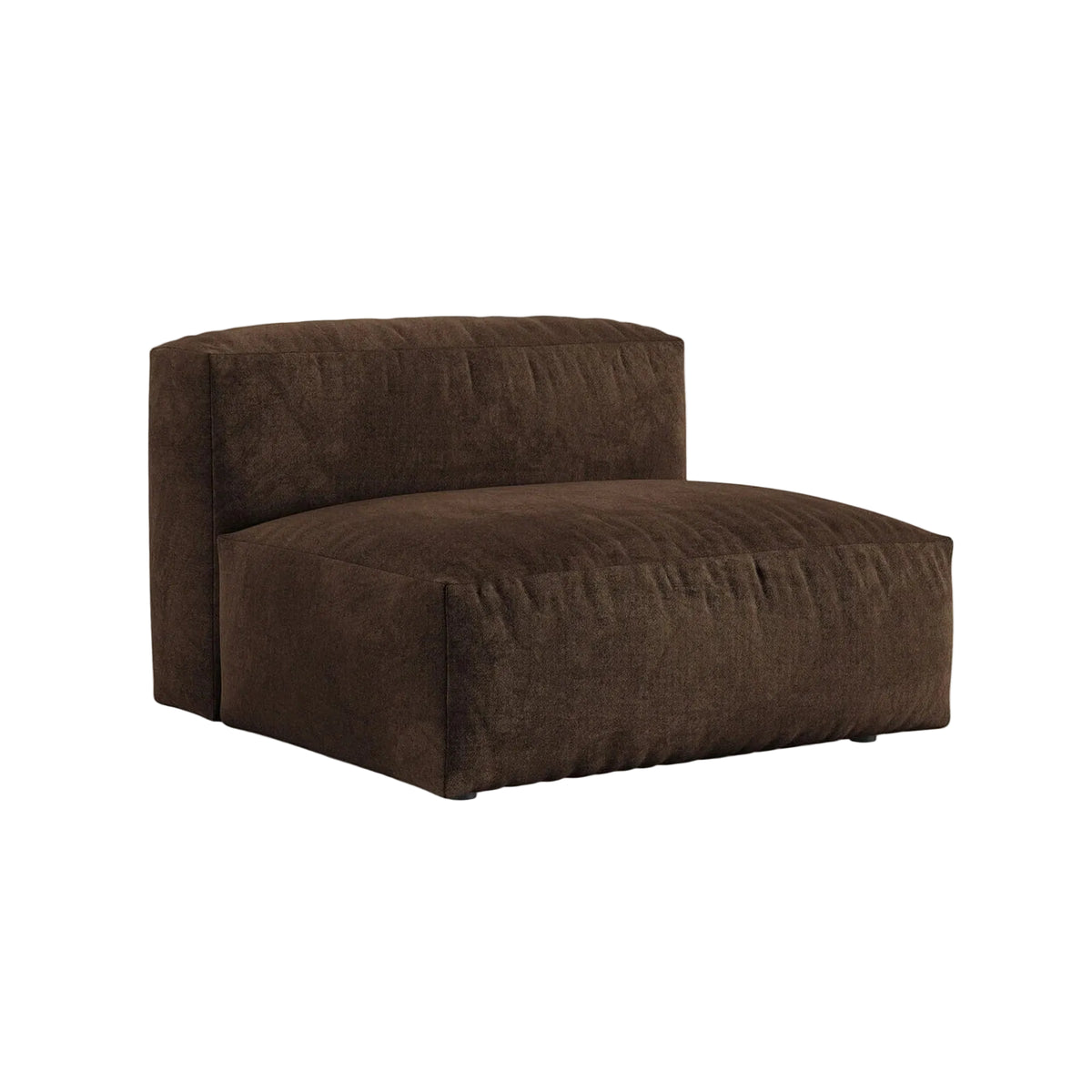 MARTINA XL Velvet Armchair / Module in Chocolate