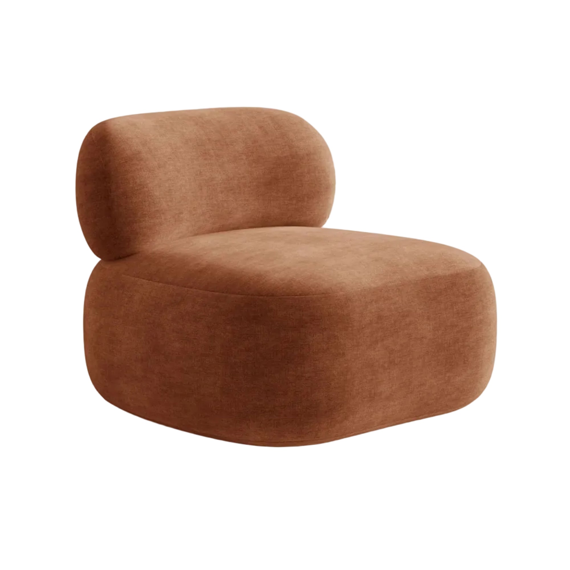 AURA Brick Chenille Armchair