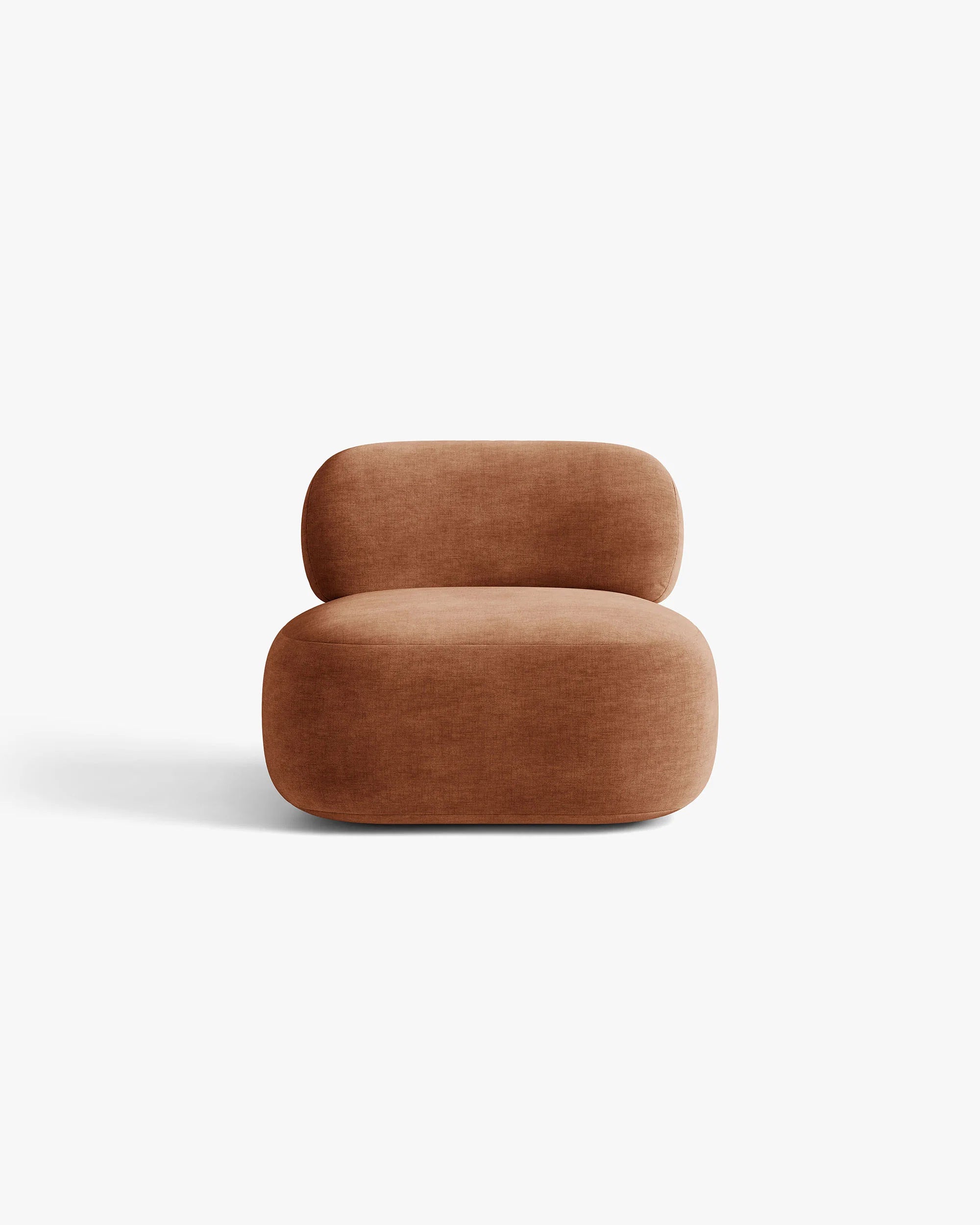 AURA Brick Chenille Armchair