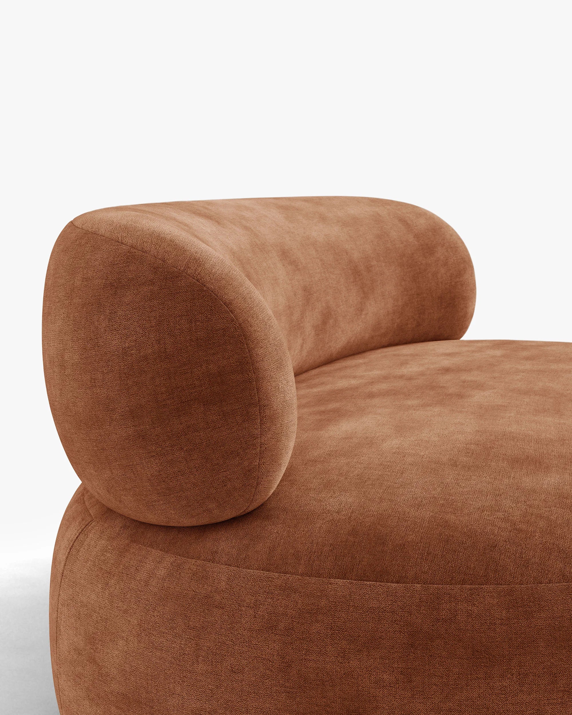 AURA Brick Chenille Armchair