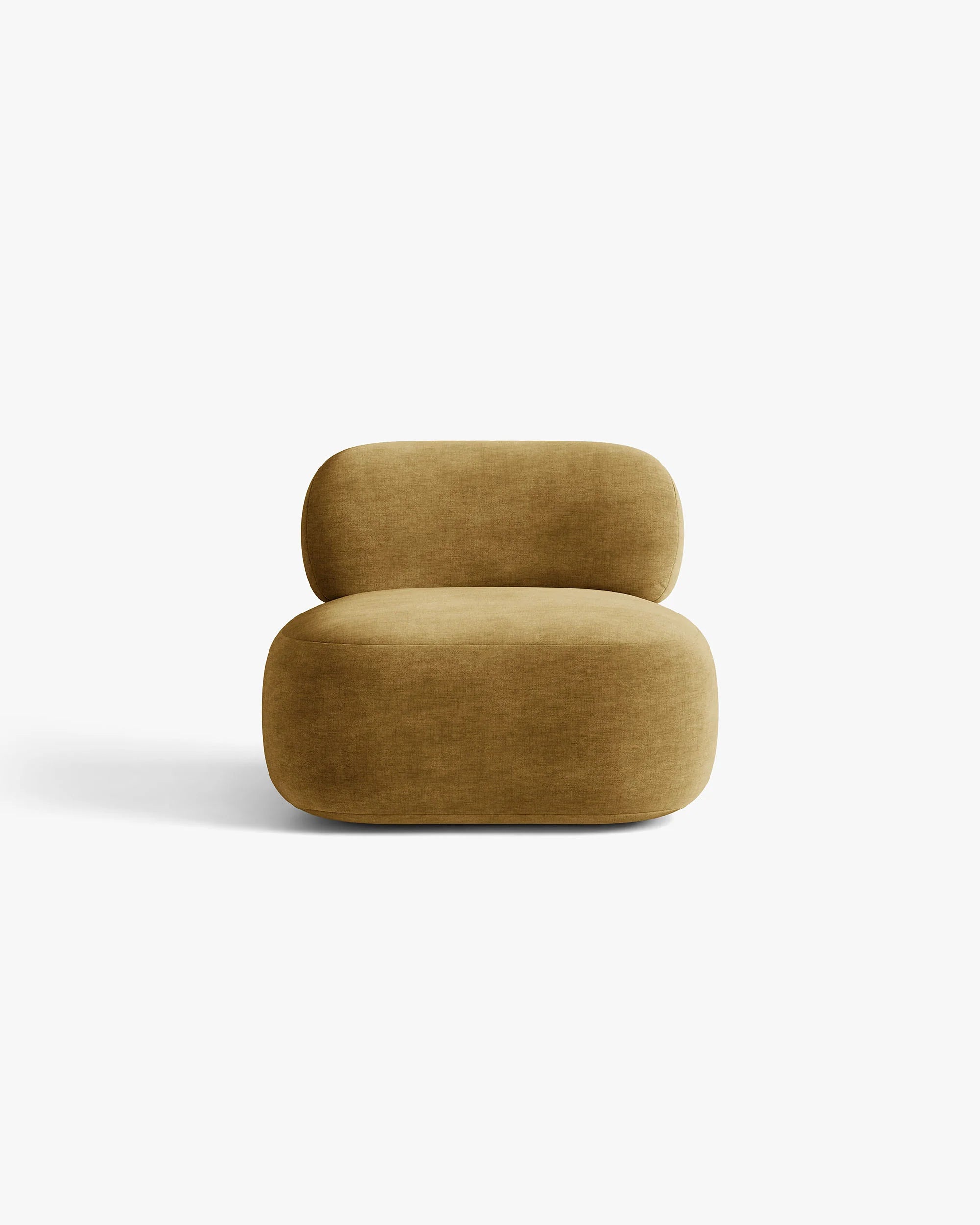 AURA Armchair in Mustard Chenille