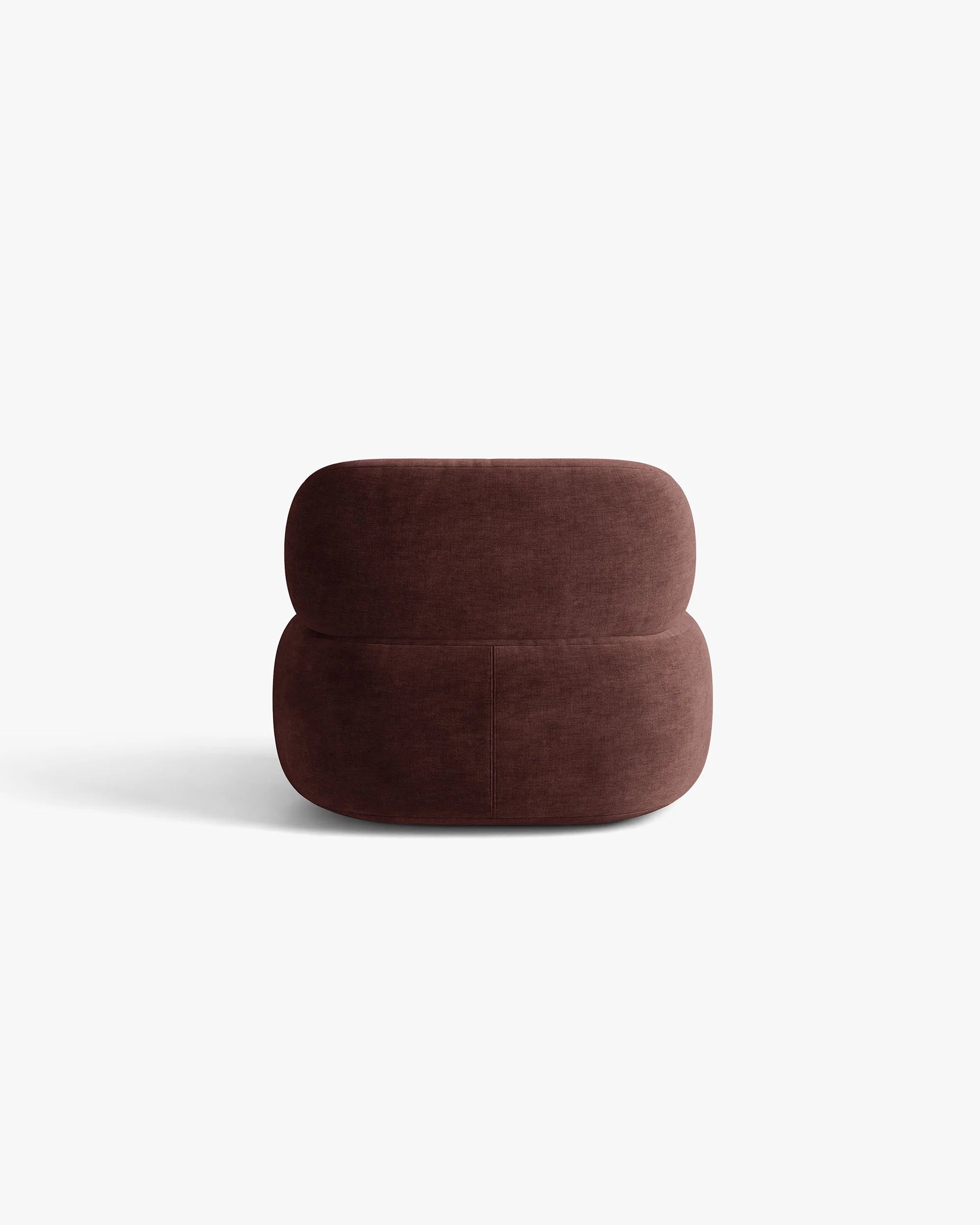 AURA Armchair in Cherry Chenille