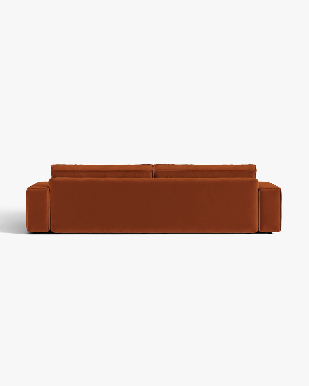 JODIE Brick Velvet 3-Seater Sofa with Sleeping Function