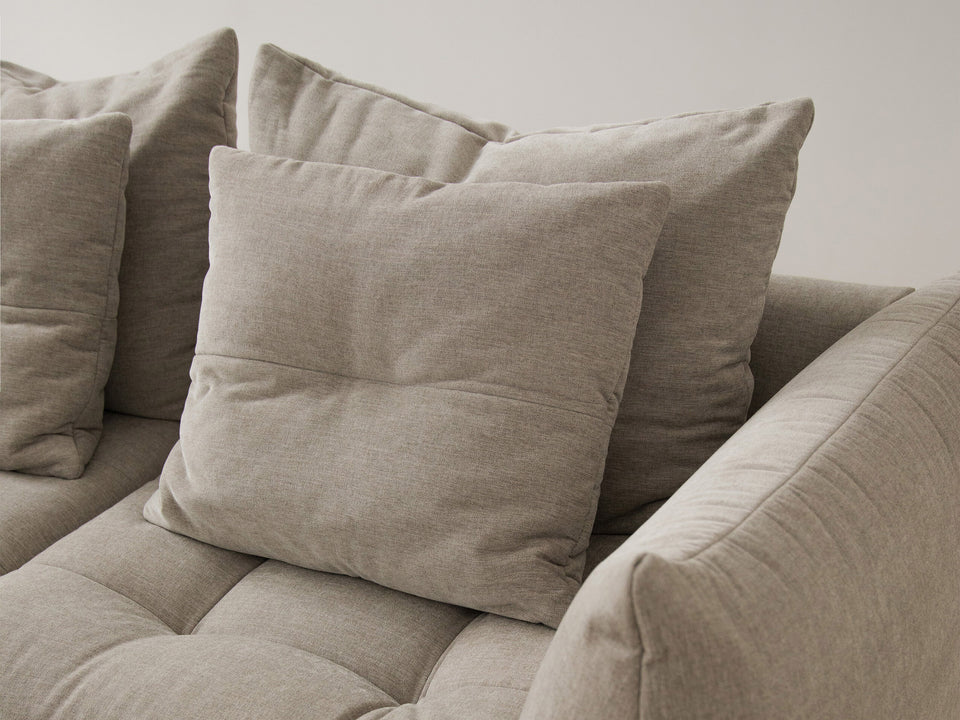 Modular Sofa, "Bloom", 4 Seats, Dark Beige, 332x106x95
Made in Europe