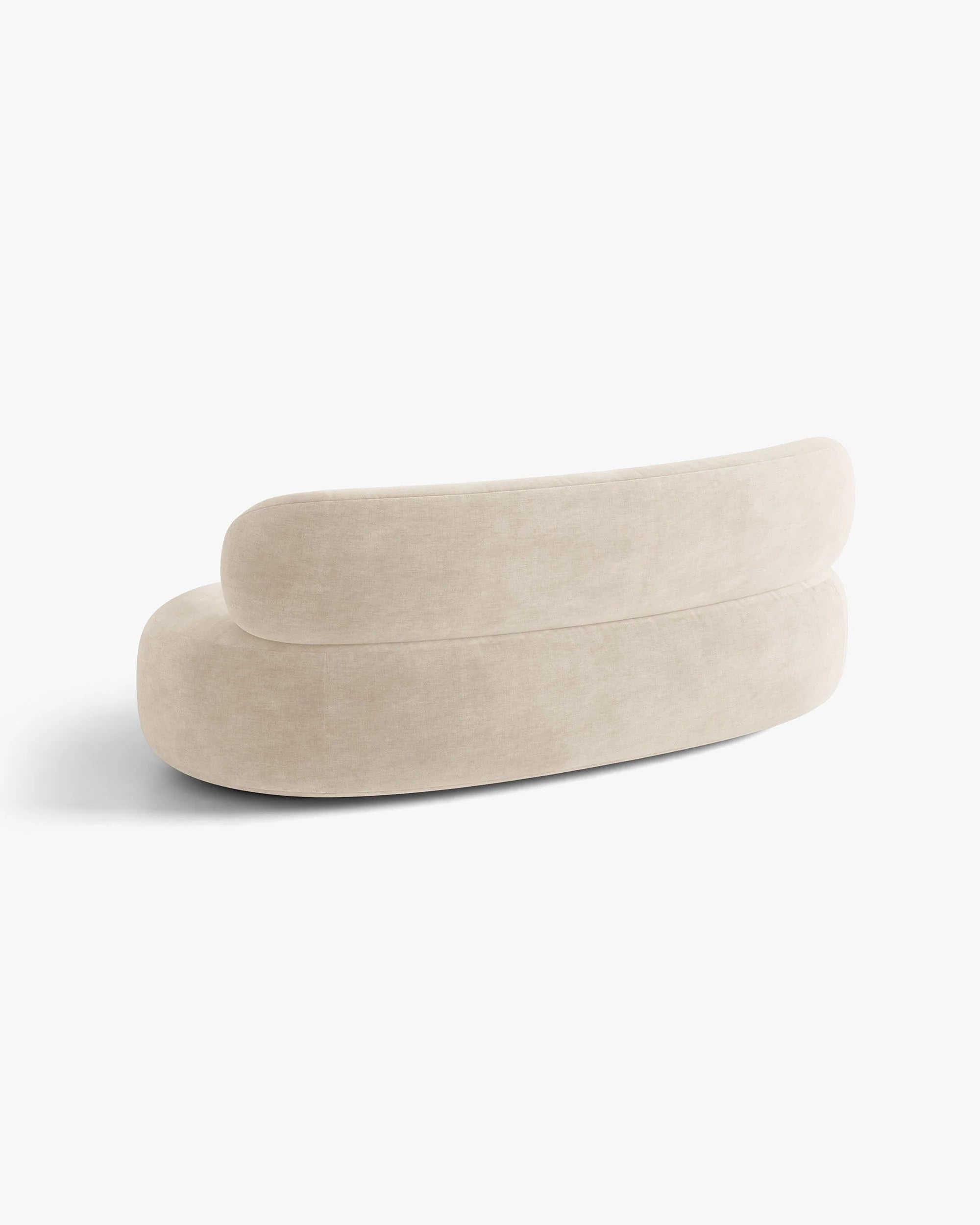 AURA 3-Seater Sofa in Light Beige Chenille