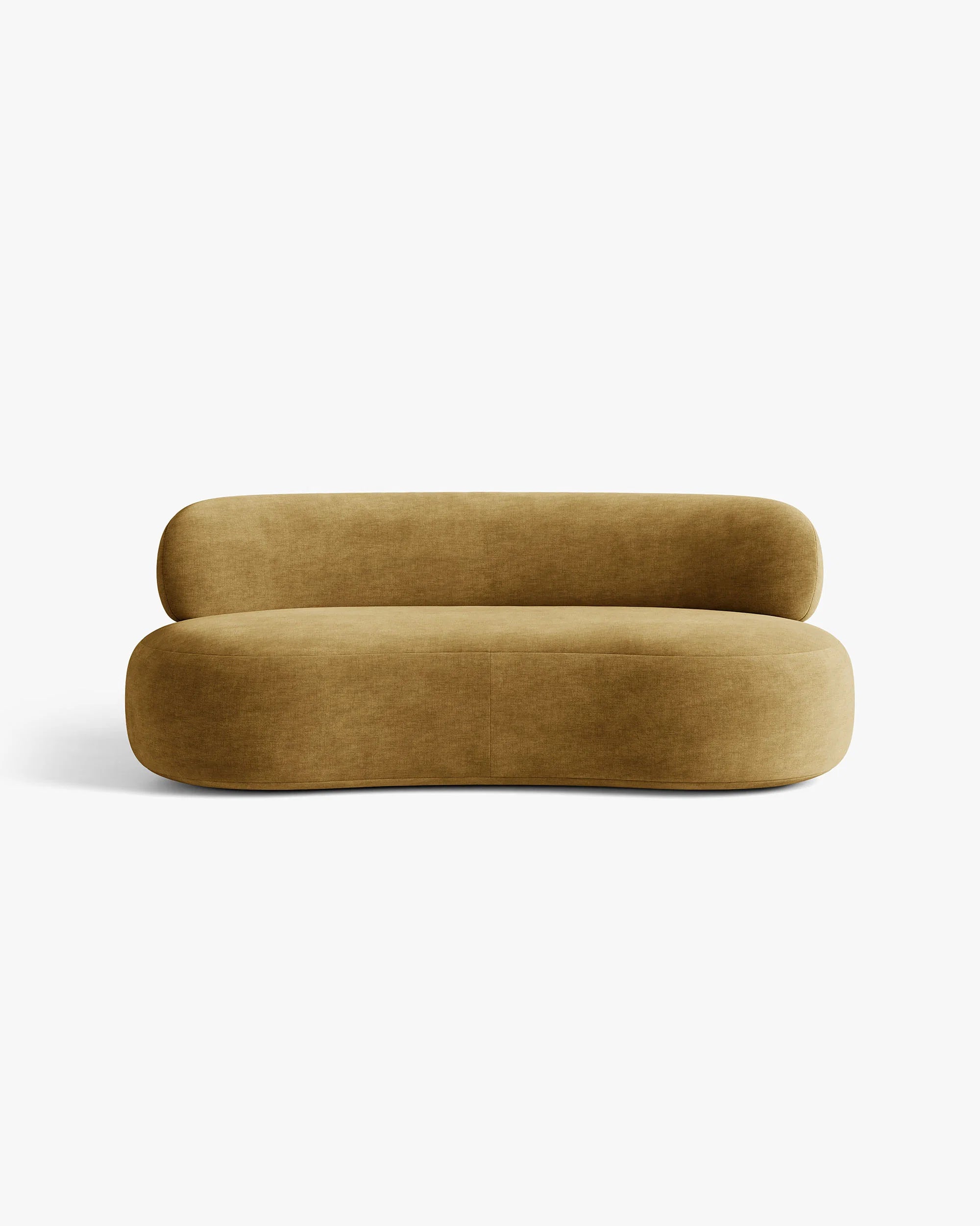 AURA 3-Seater Sofa in Mustard Chenille