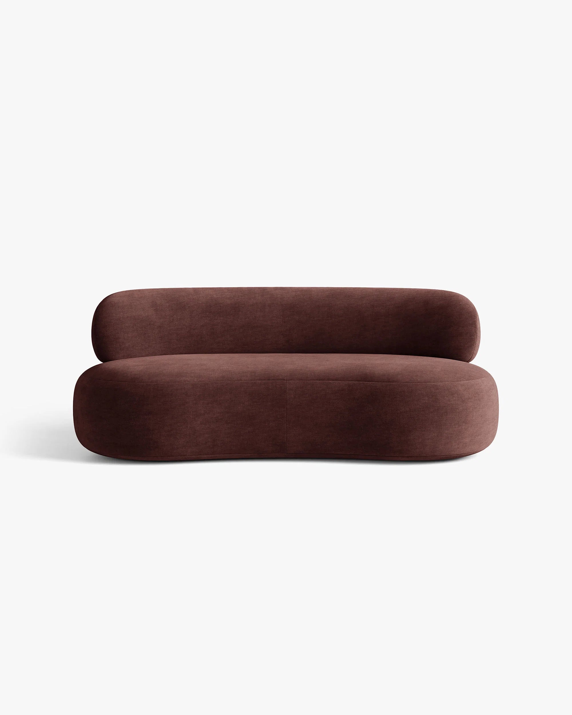 3-Seater Sofa AURA in Cherry Chenille