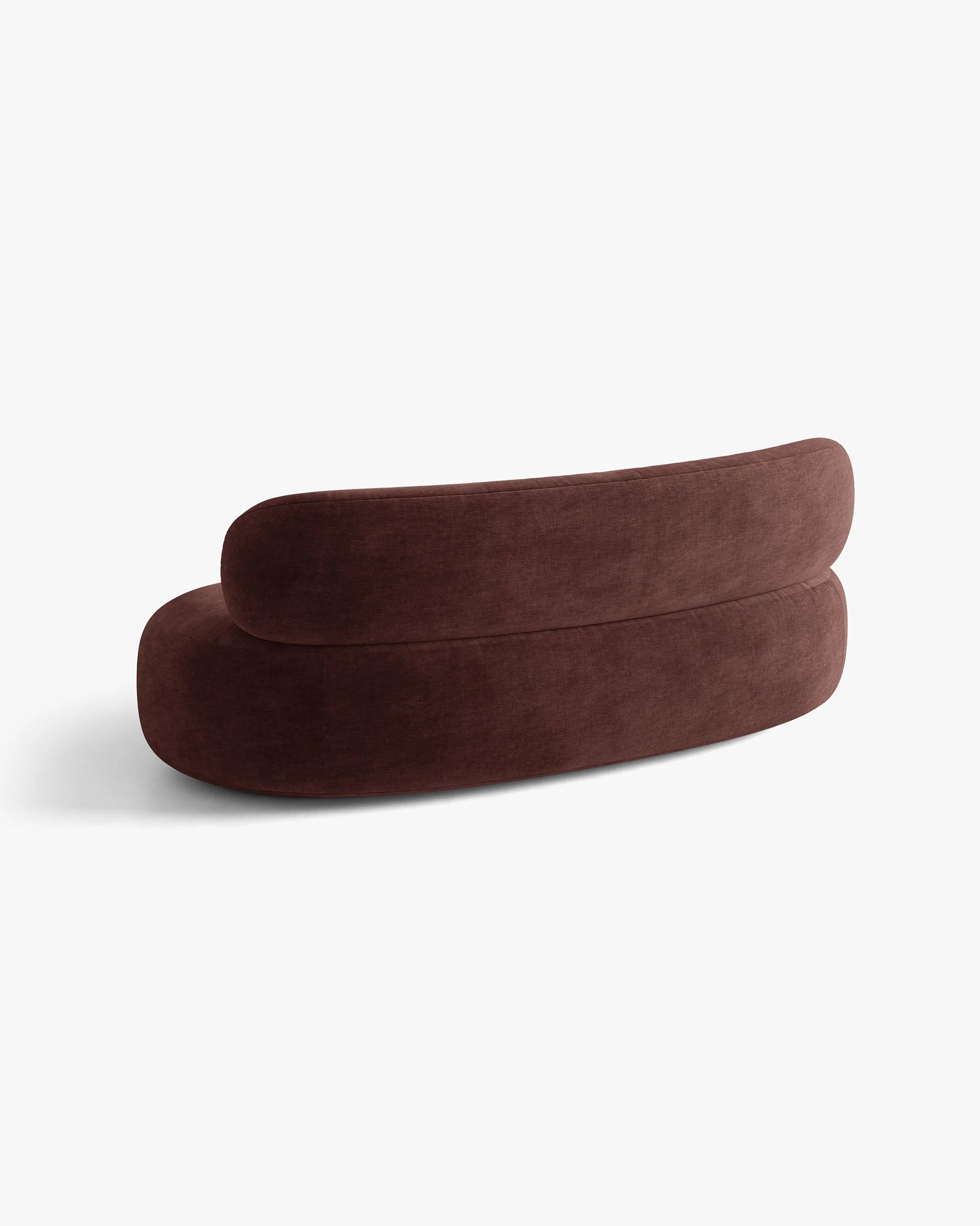 3-Seater Sofa AURA in Cherry Chenille