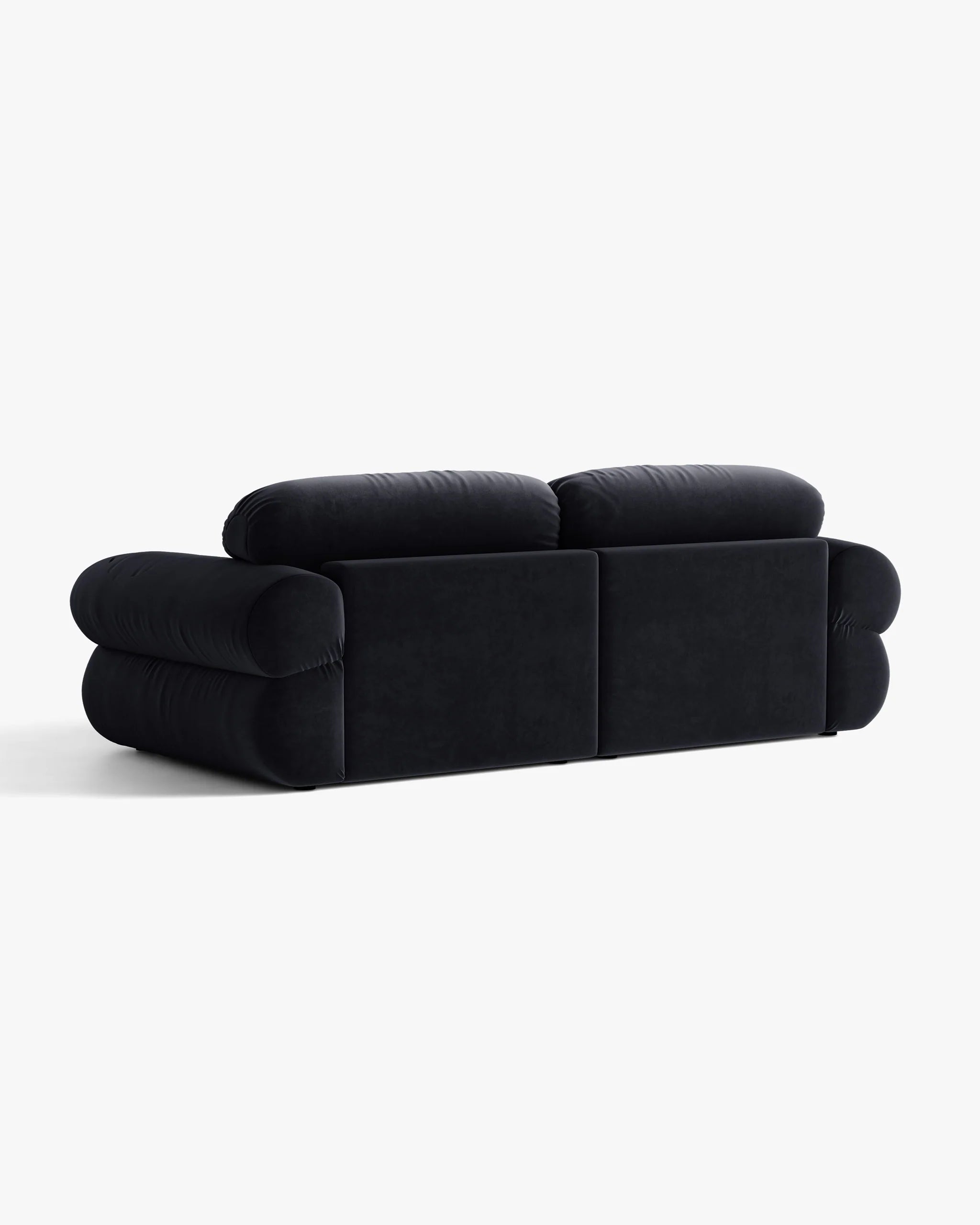 3-Seater Velvet Sofa OPHELIA in Royal Blue