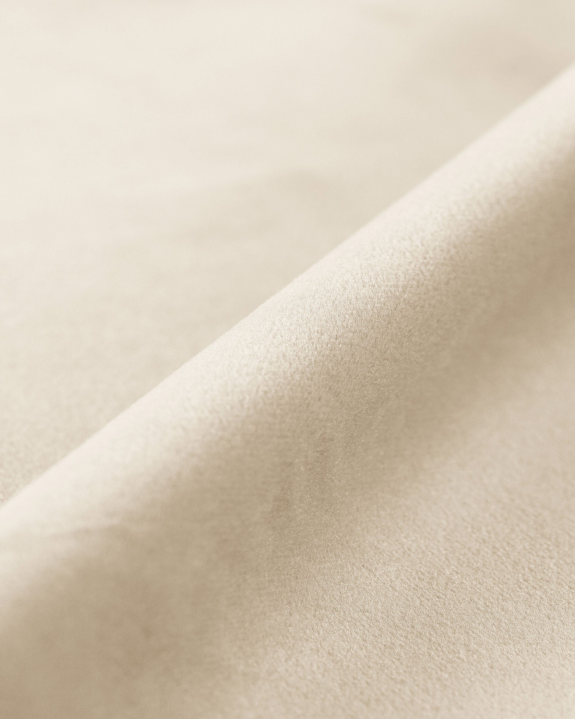 Velvet bed with storage for bedding ALLISON light beige