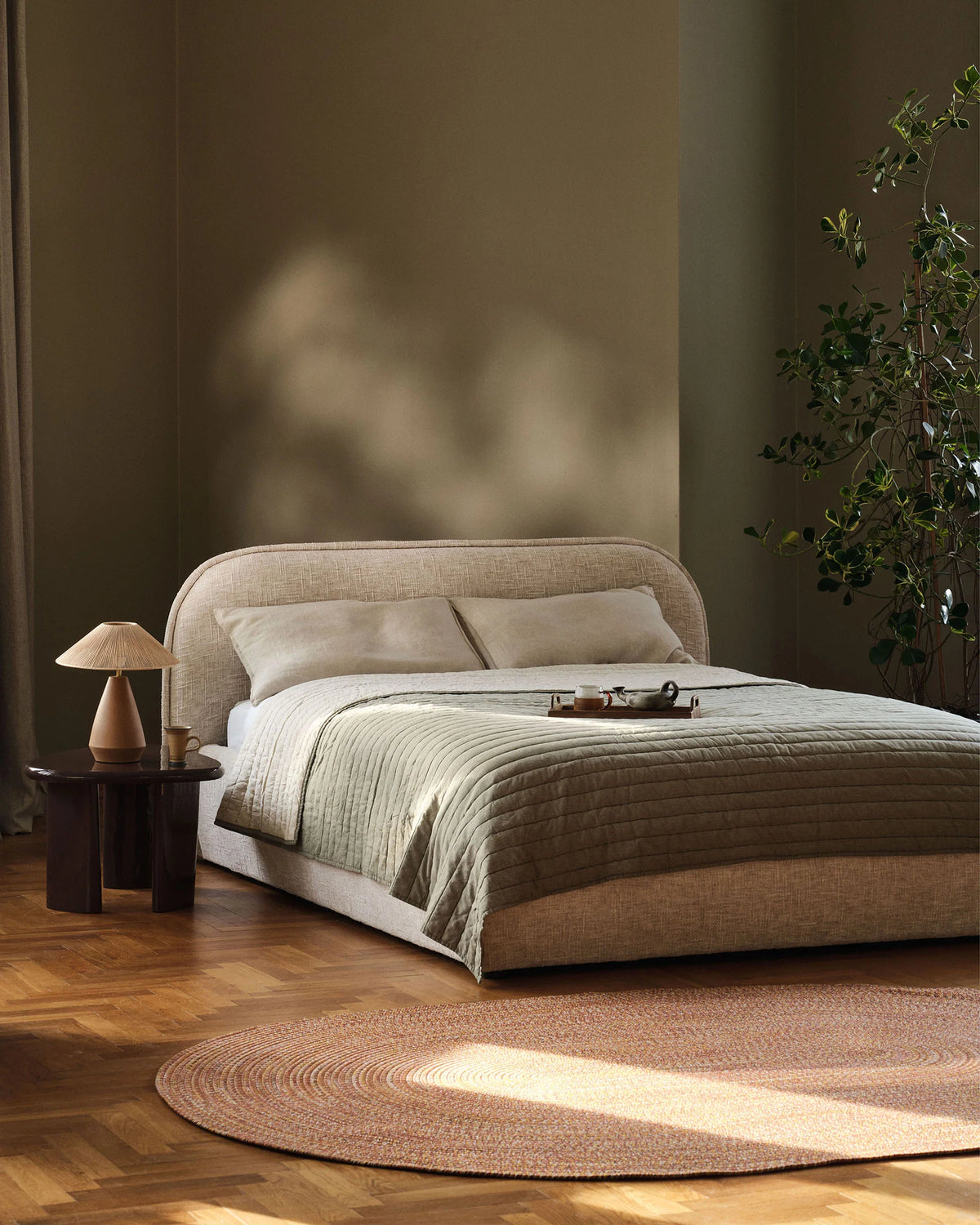 Velvet Bed MURADA Green