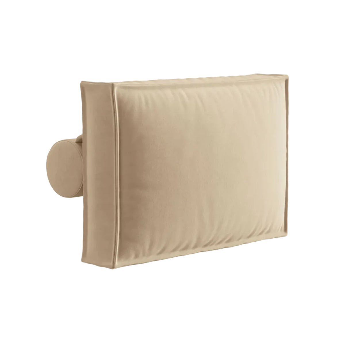 NURIA decorative velvet cushion beige