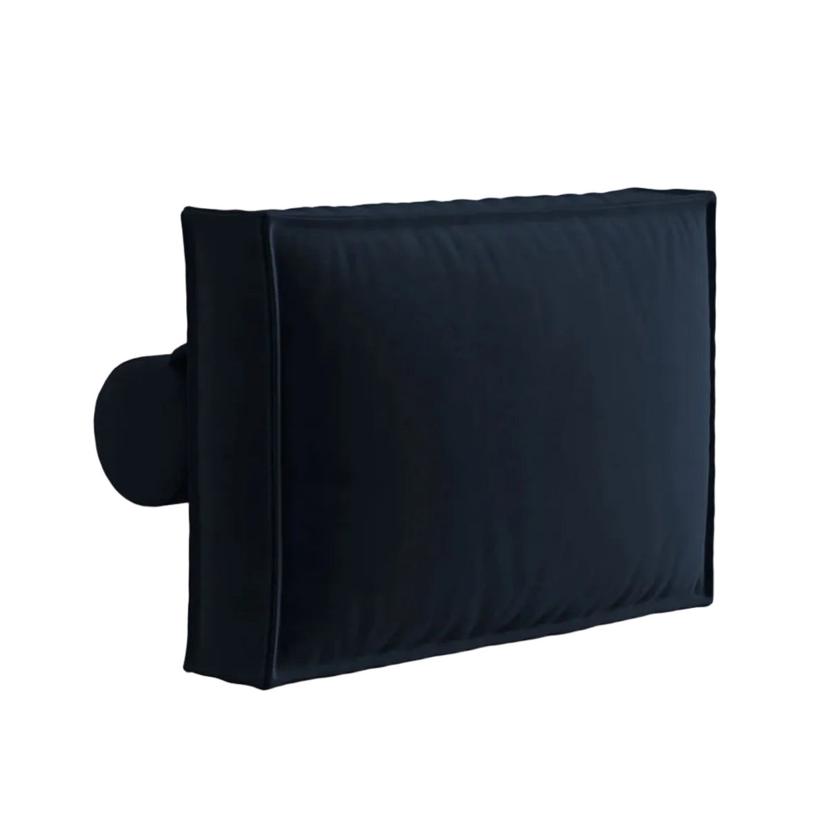 NURIA decorative velvet cushion dark blue