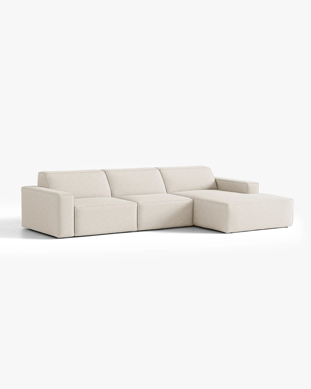 Right-sided corner of 4-person light beige iodia