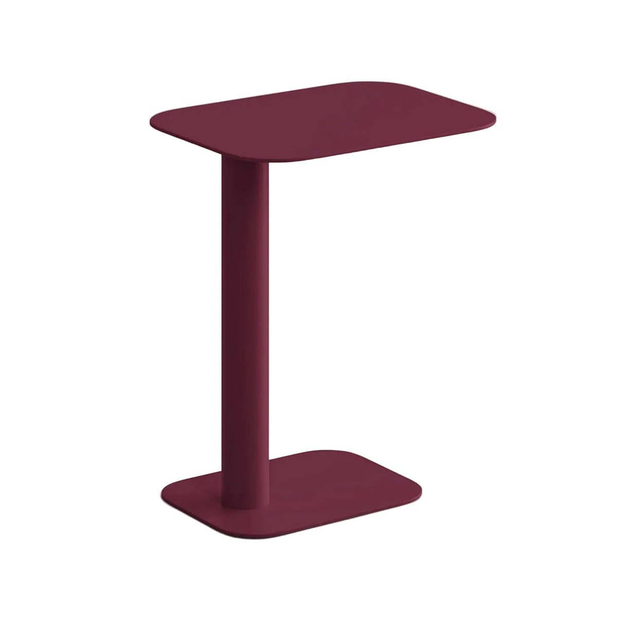 Stolik boczny JACKSON burgundowy
