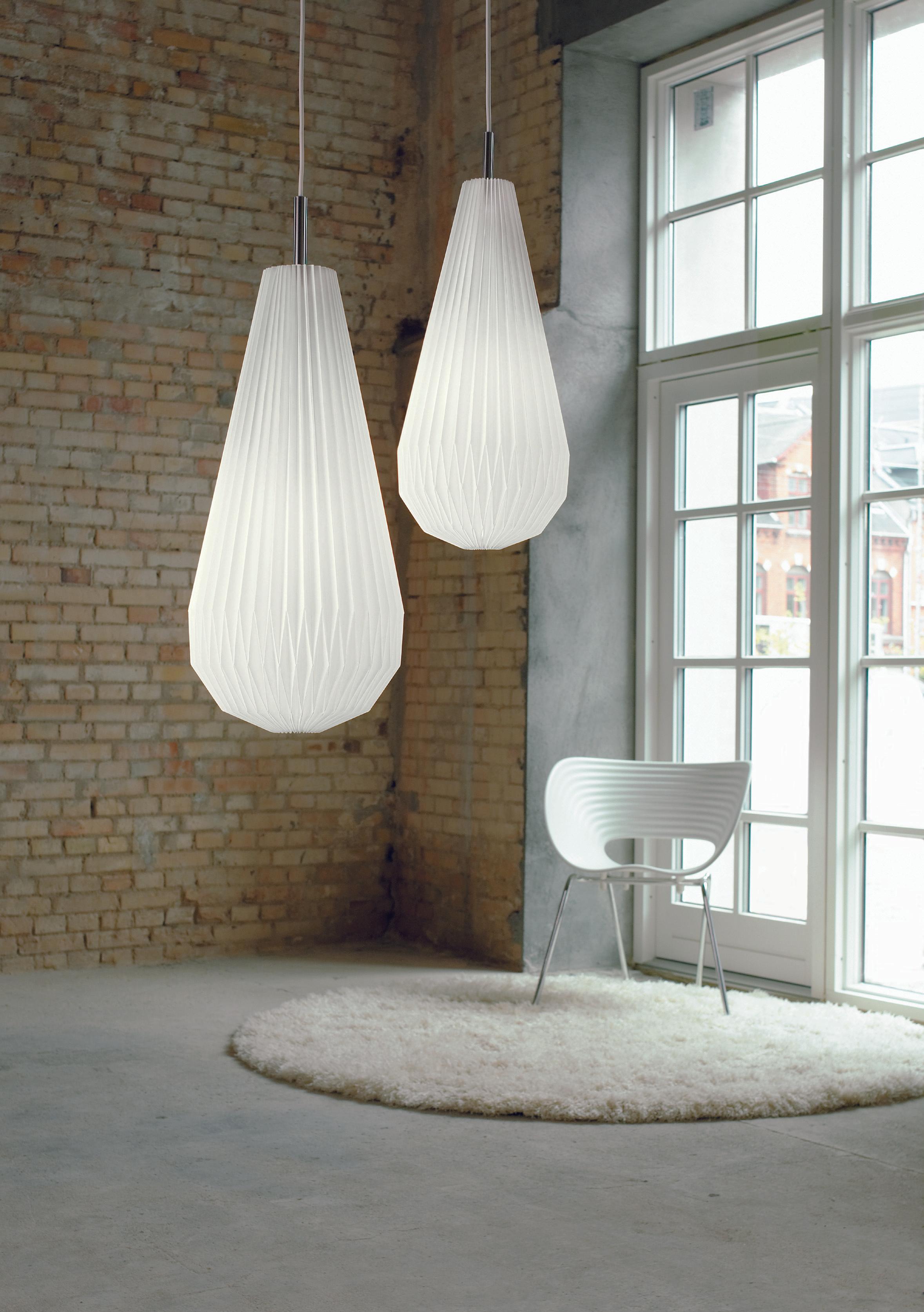 Hanging Lamp MODEL 181 COMET white with gold