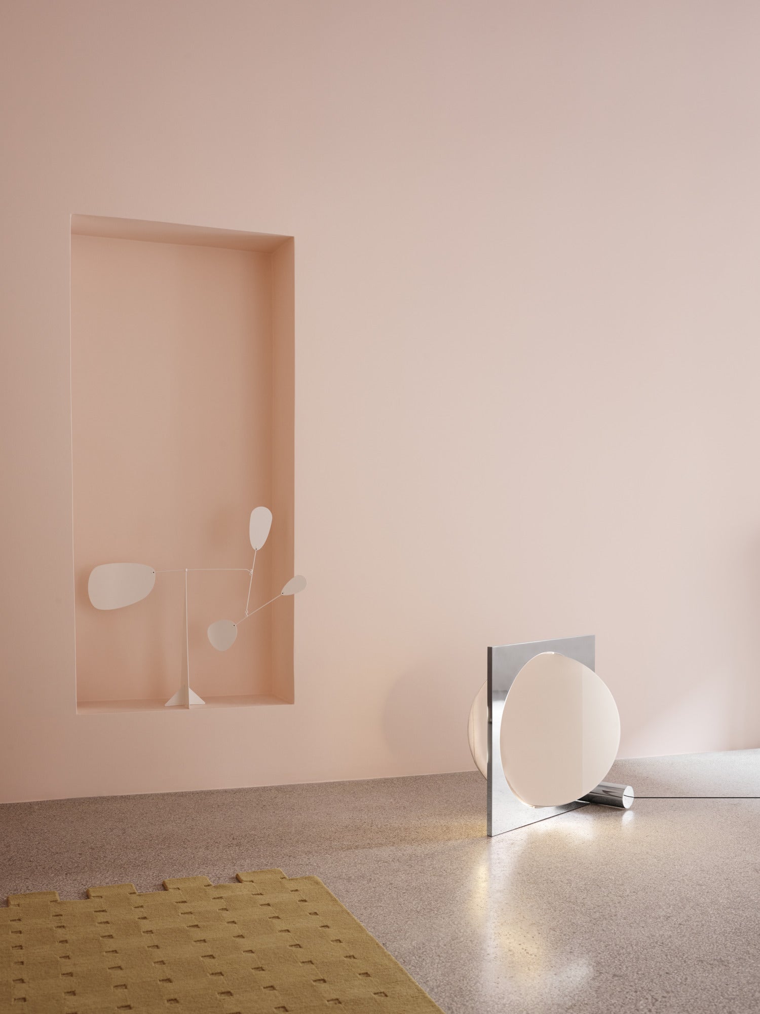 Stehlampe MOONSETTER verchromt