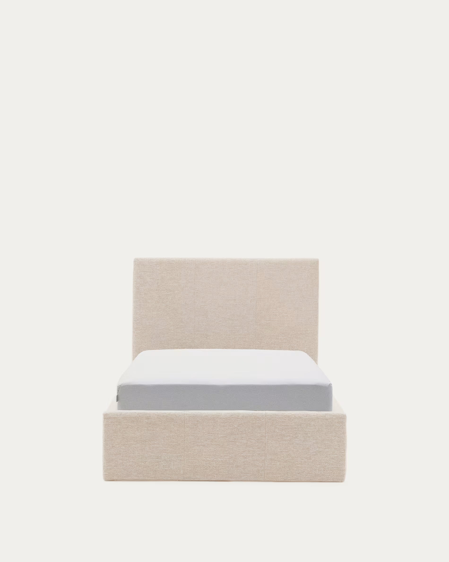 NAHIRI Beige Bed with Storage