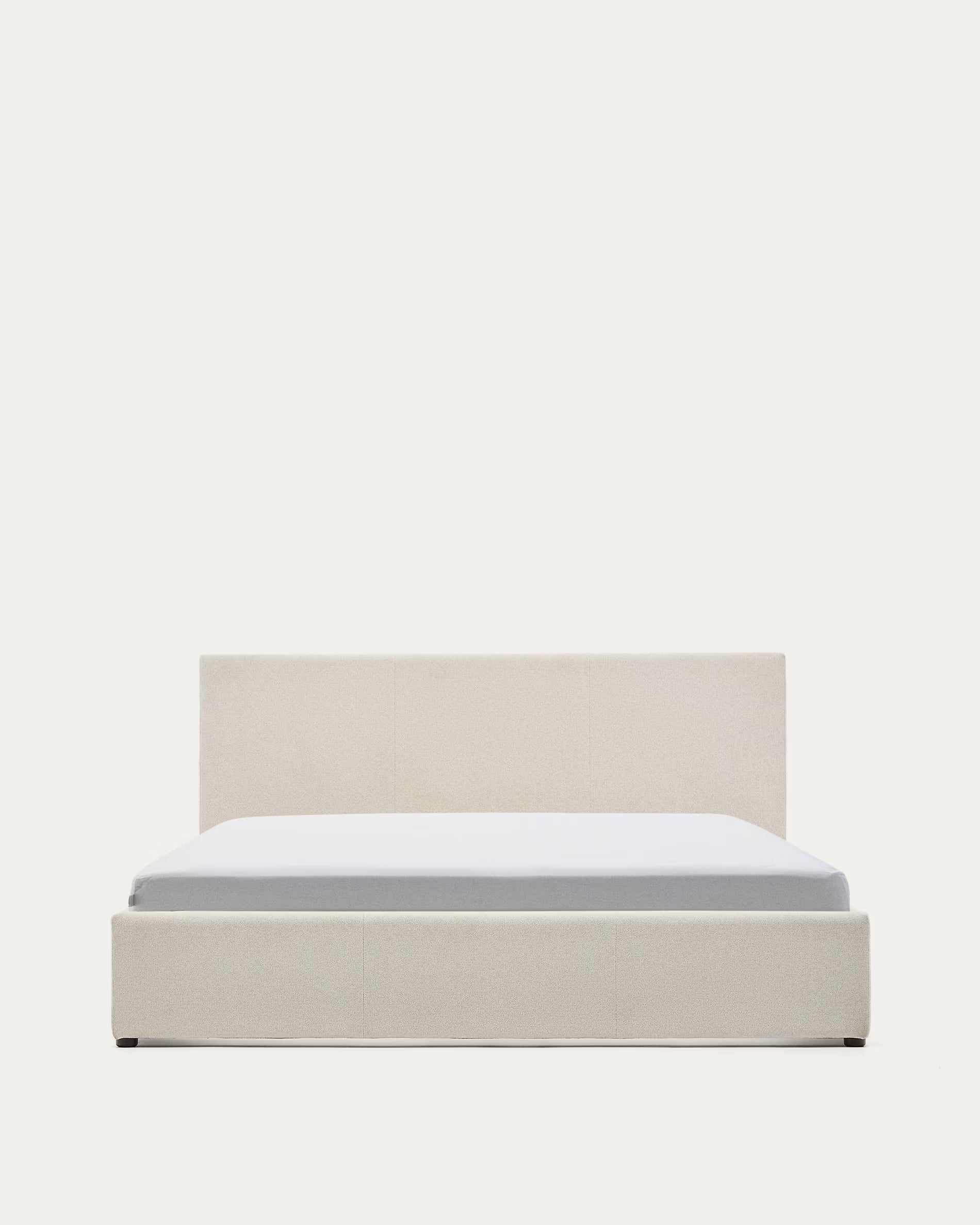 NAHIRI Beige Bed with Storage