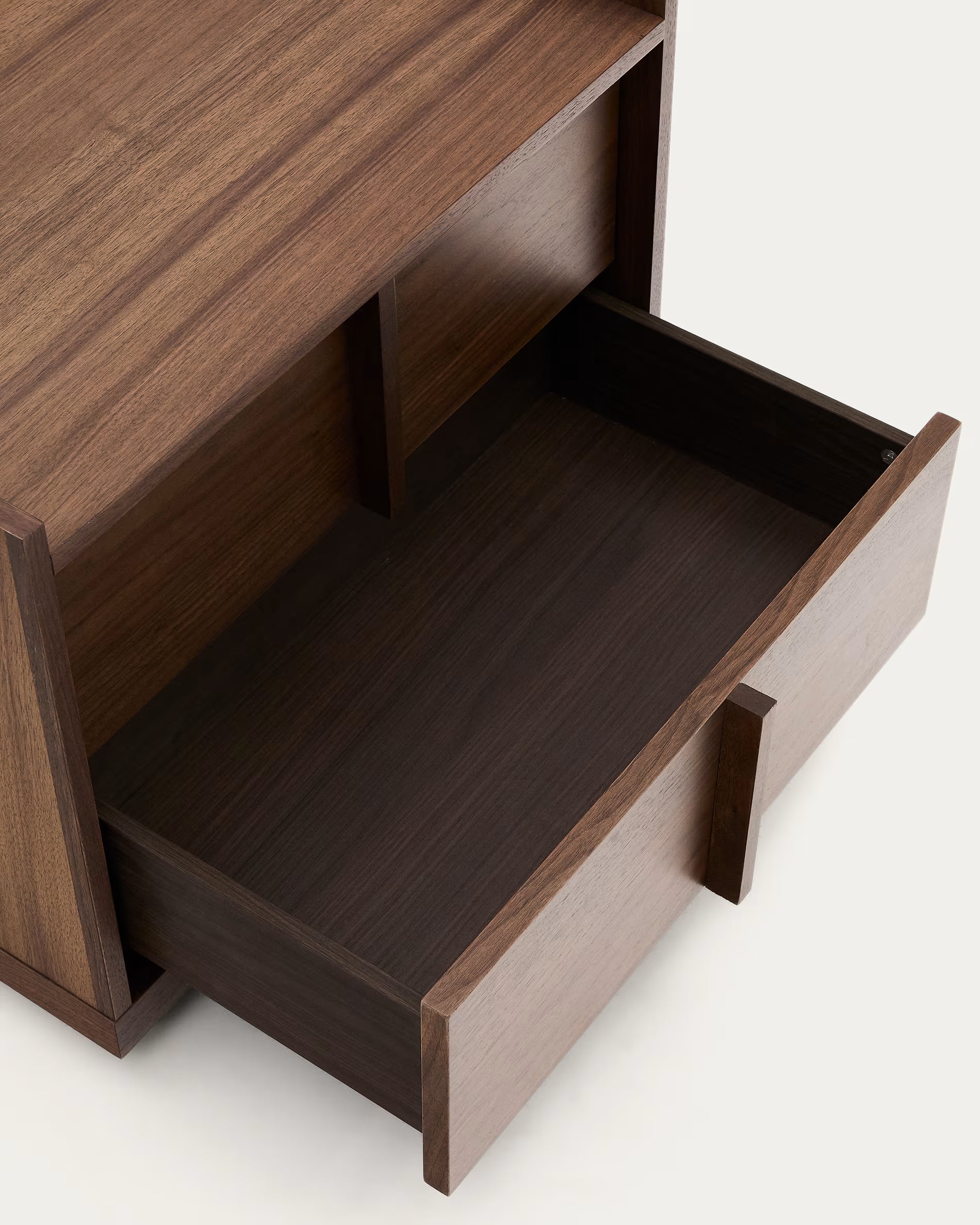 ONIX Walnut Veneer Nightstand