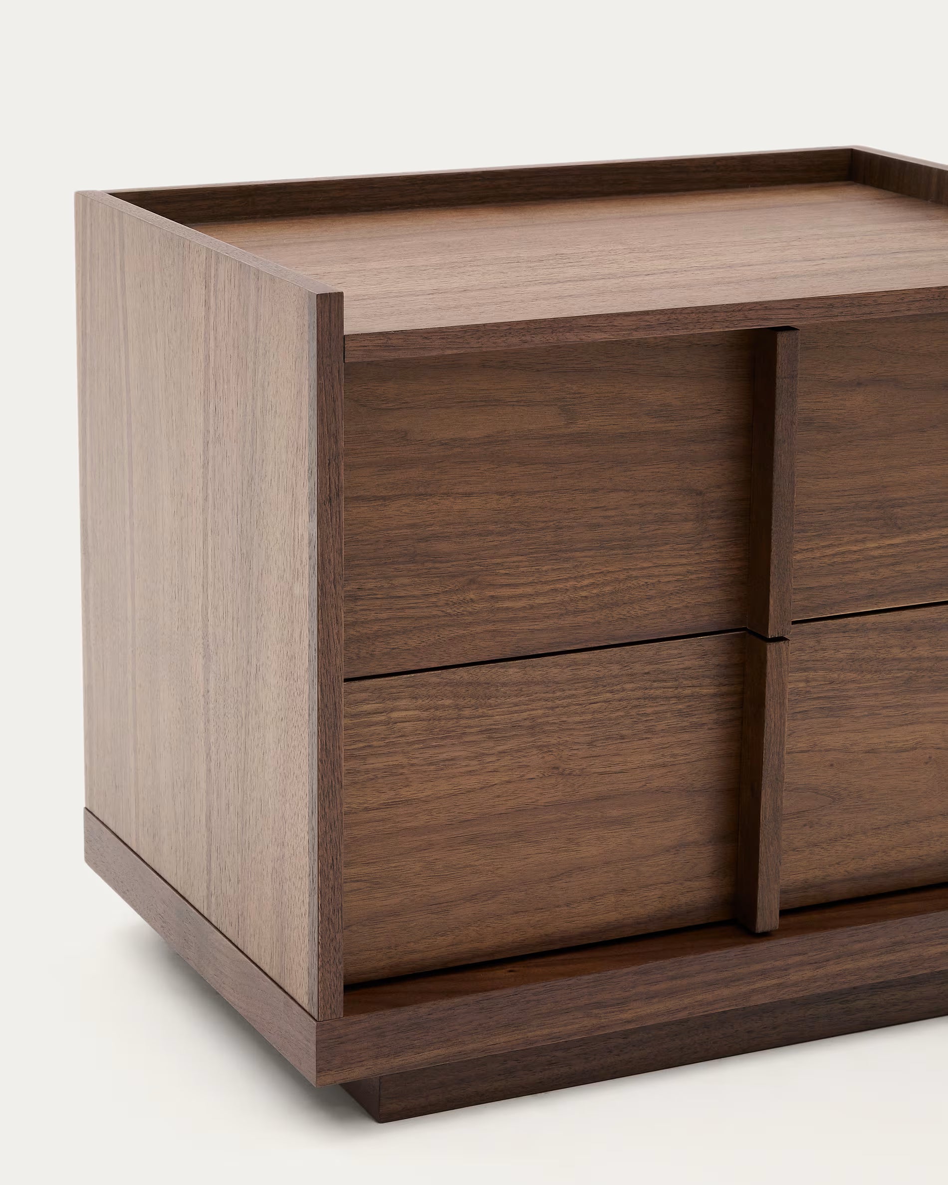 ONIX Walnut Veneer Nightstand