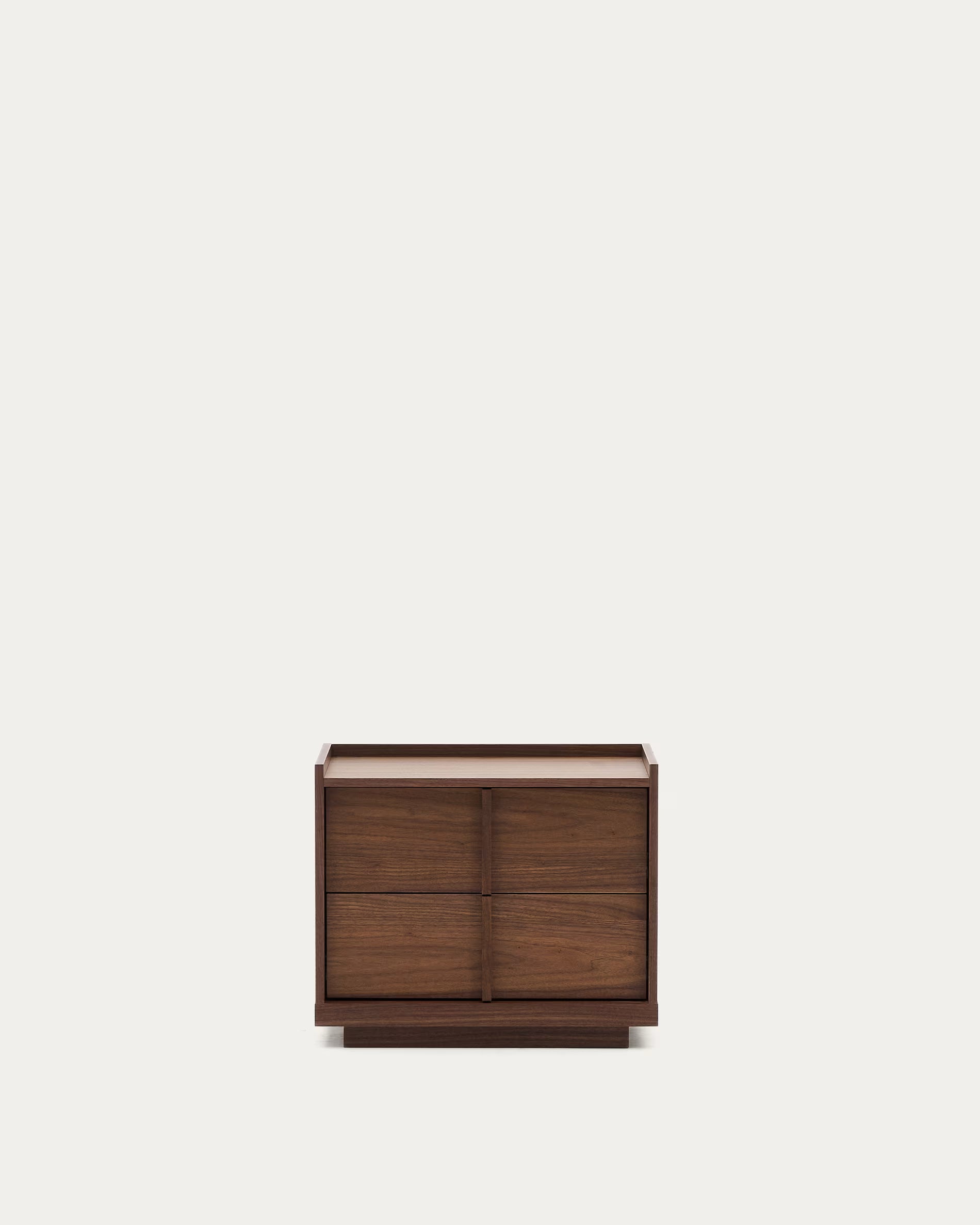 ONIX Walnut Veneer Nightstand