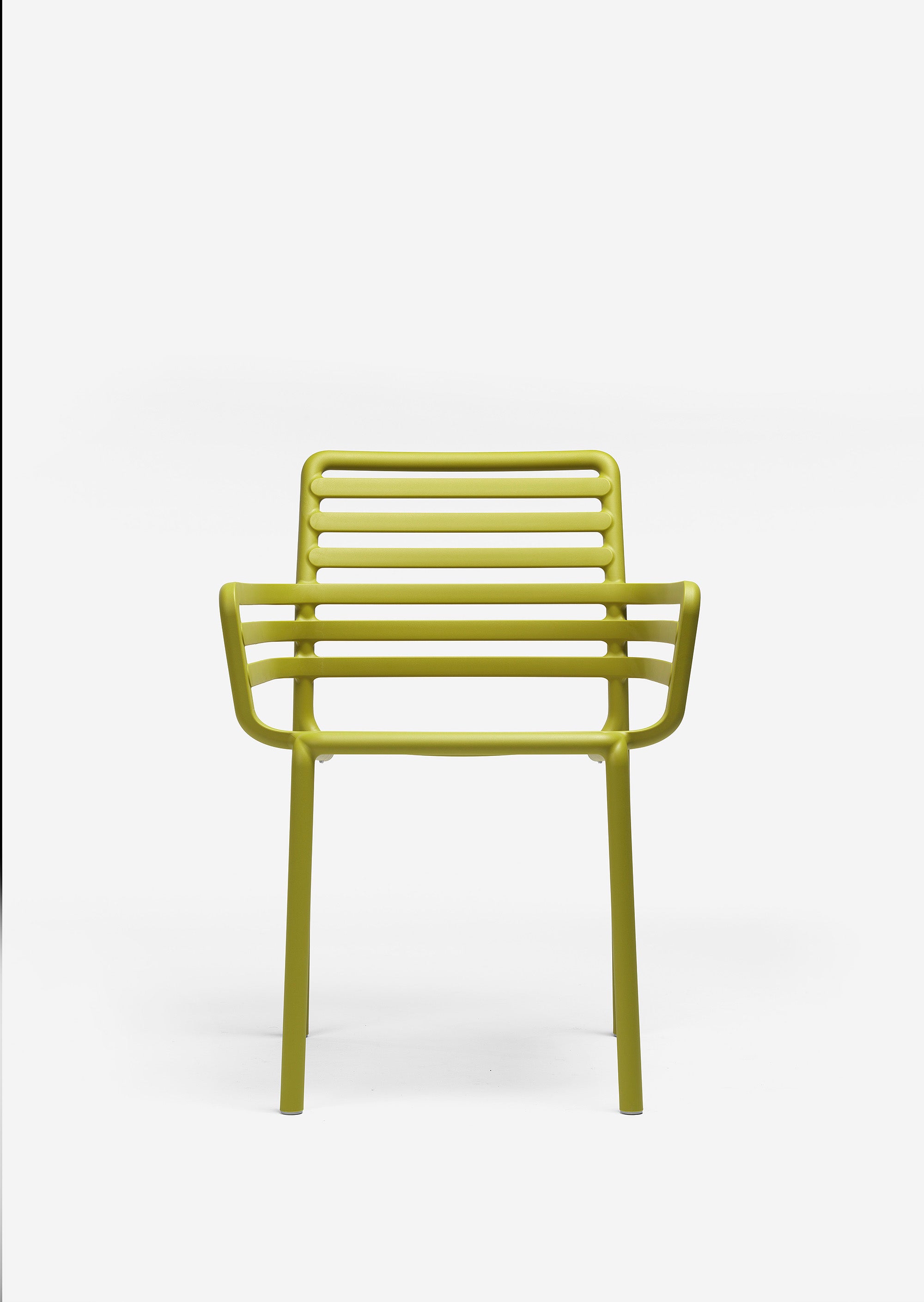 Outdoor chair with armrests DOGA cappuccino