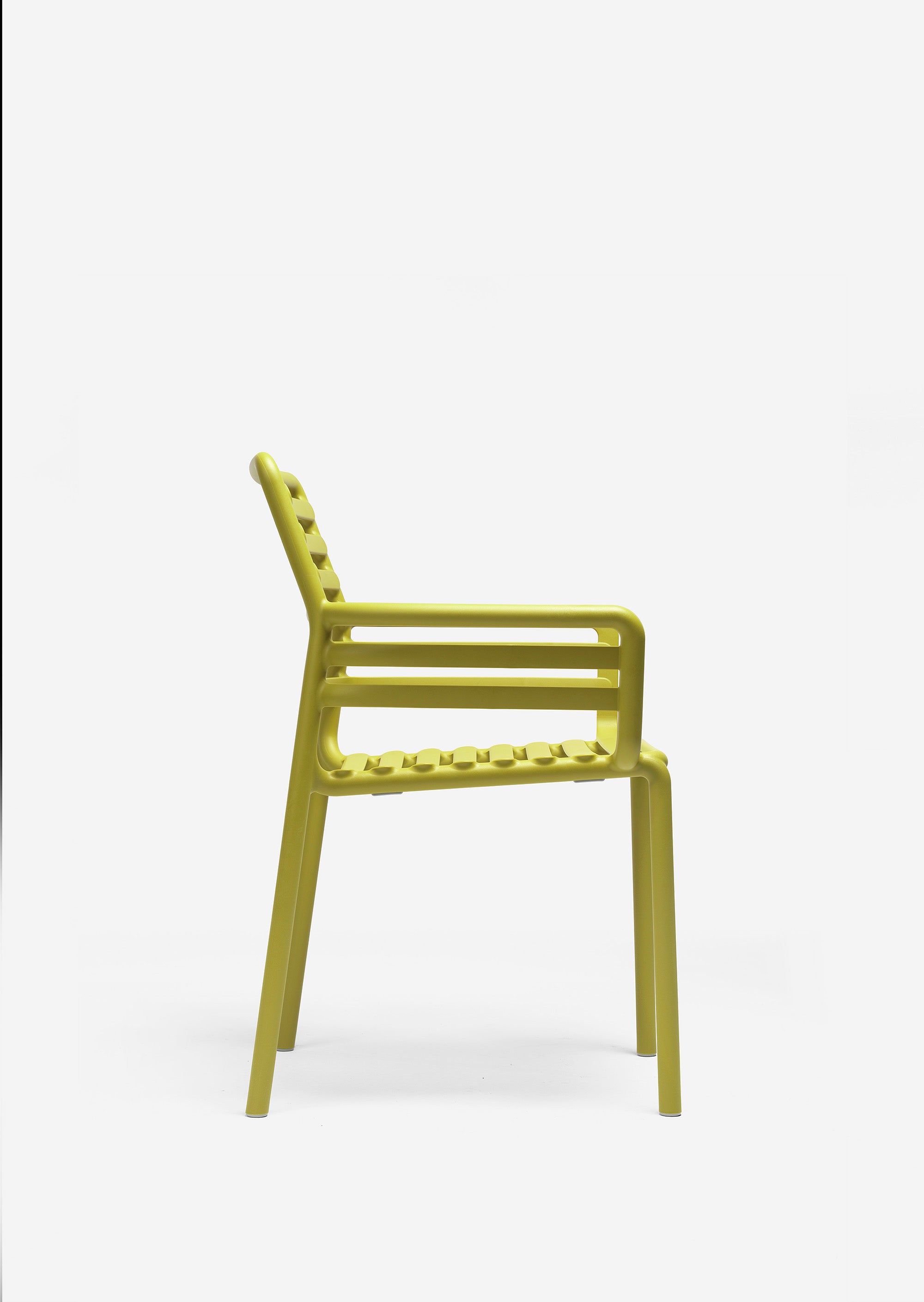 Outdoor chair with armrests DOGA cappuccino