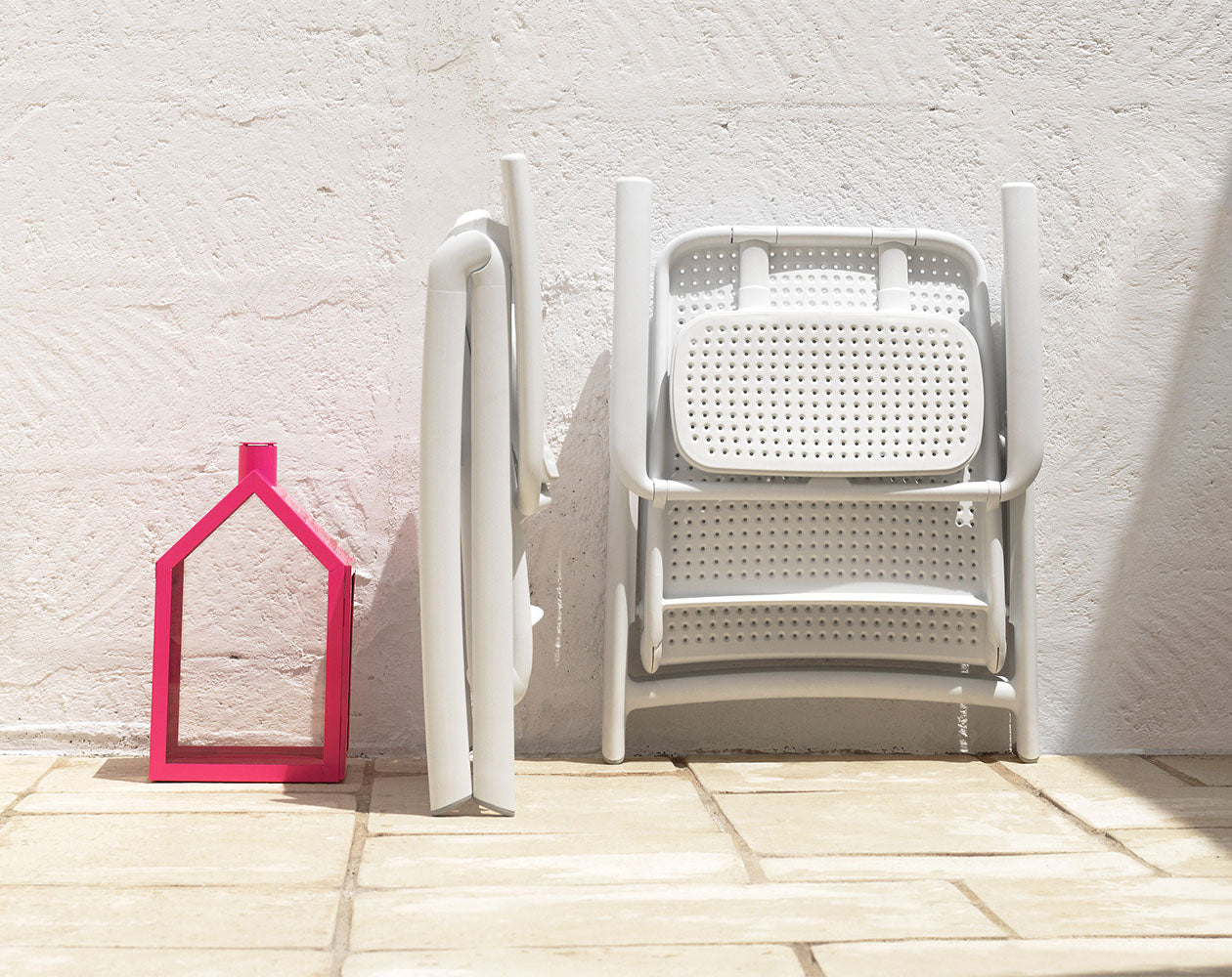 Folding Outdoor Armchair DARSENA White