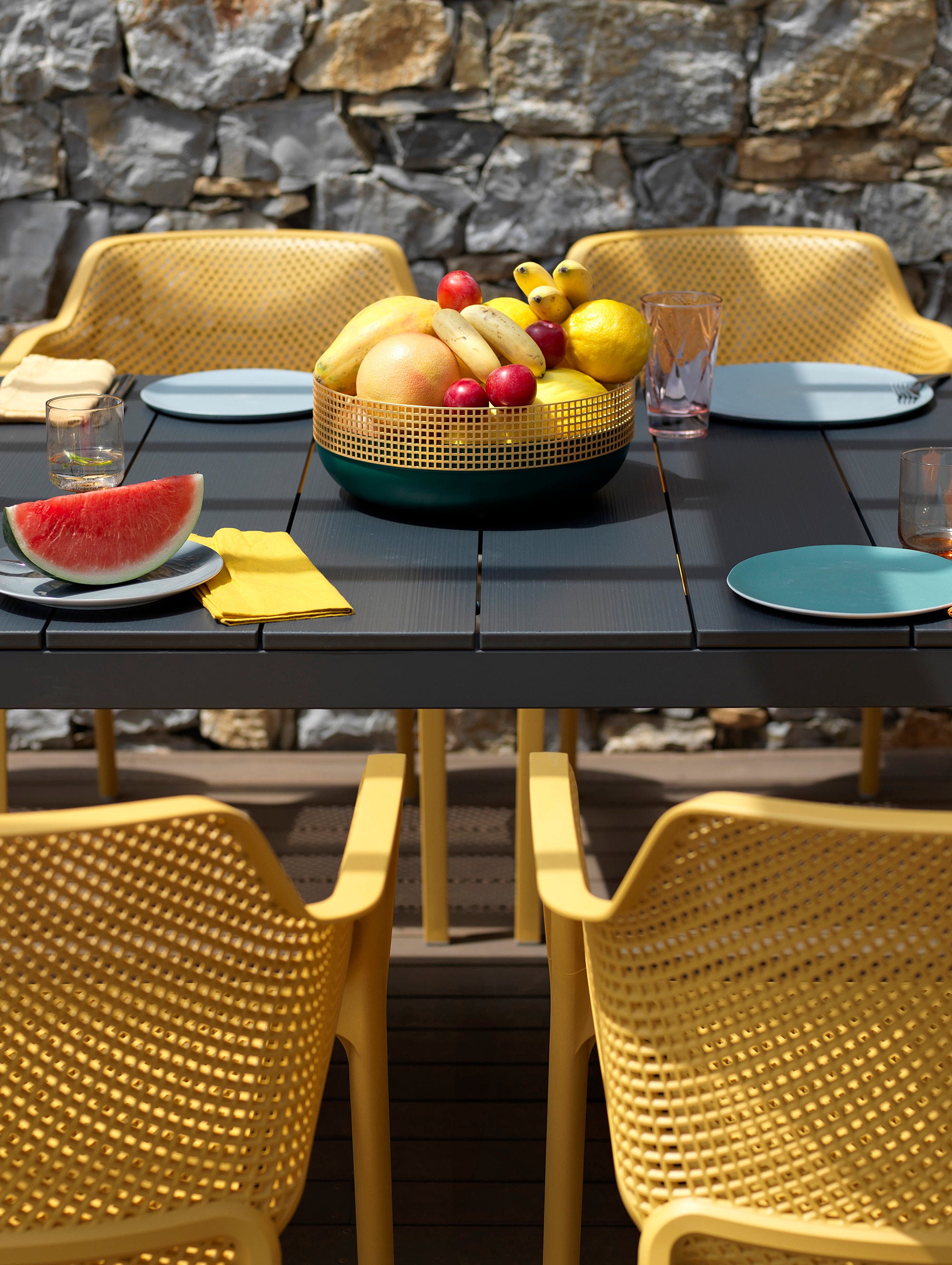 NET taupe outdoor chair