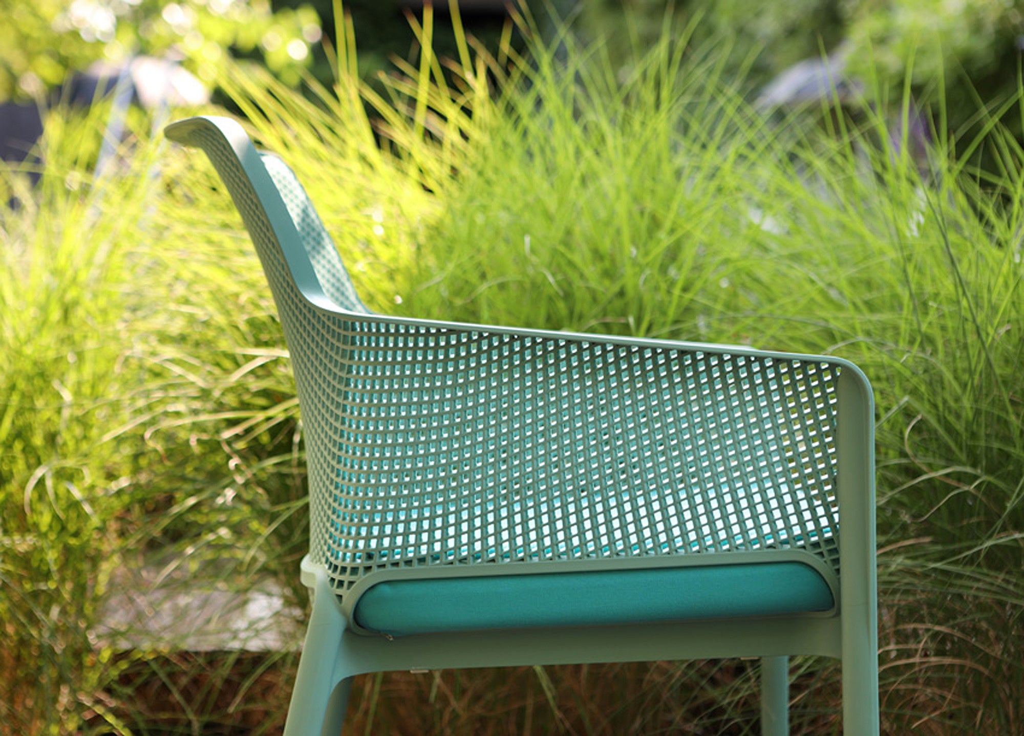 Turquoise Outdoor Armchair NET RELAX