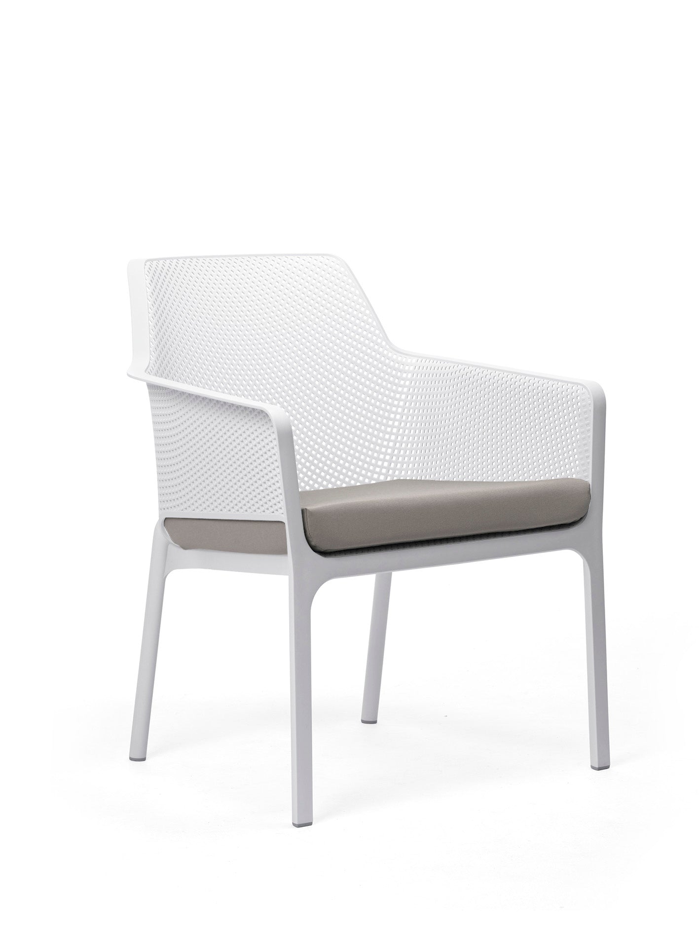 NET RELAX outdoor armchair white