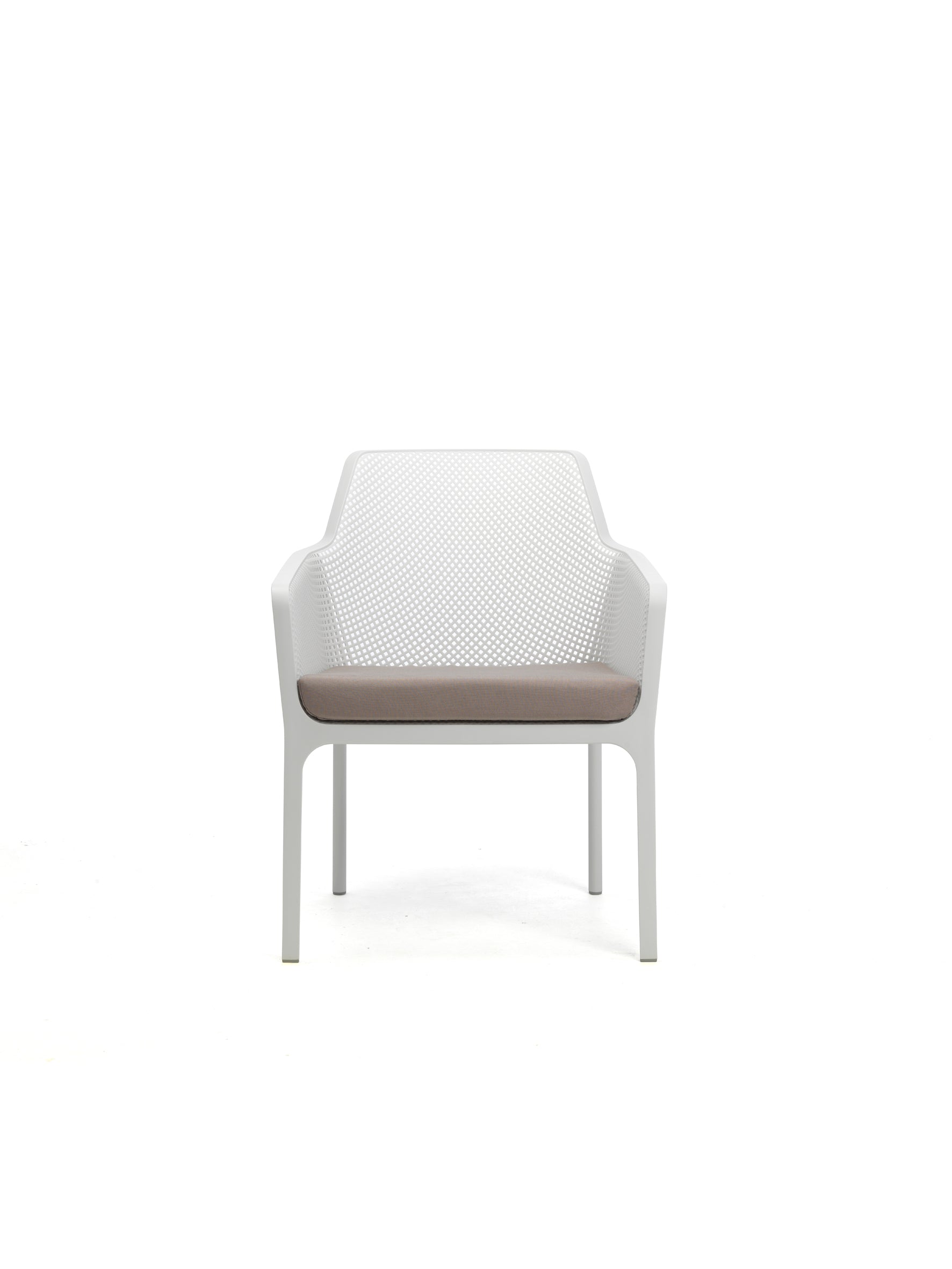 NET RELAX outdoor armchair white