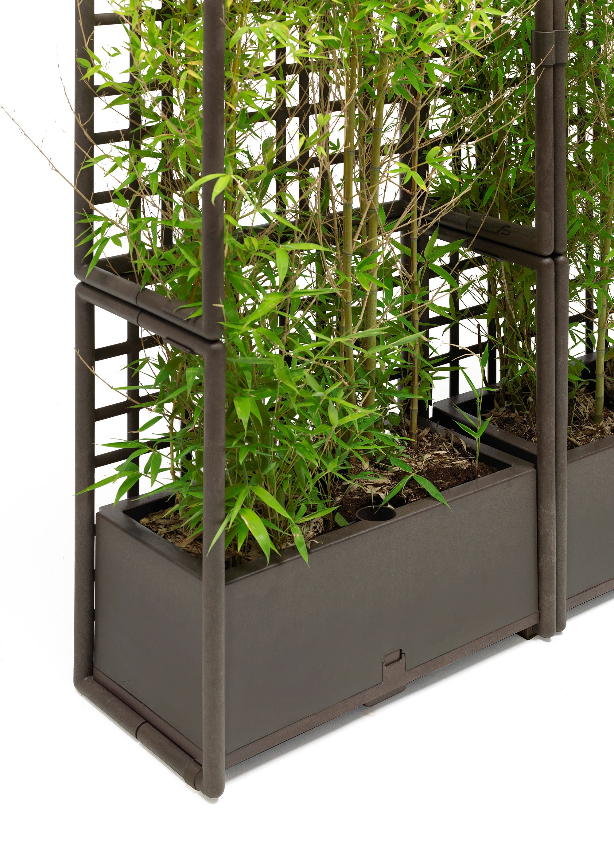 SIPARIO Earthy Brown Outdoor Modular System with Planter