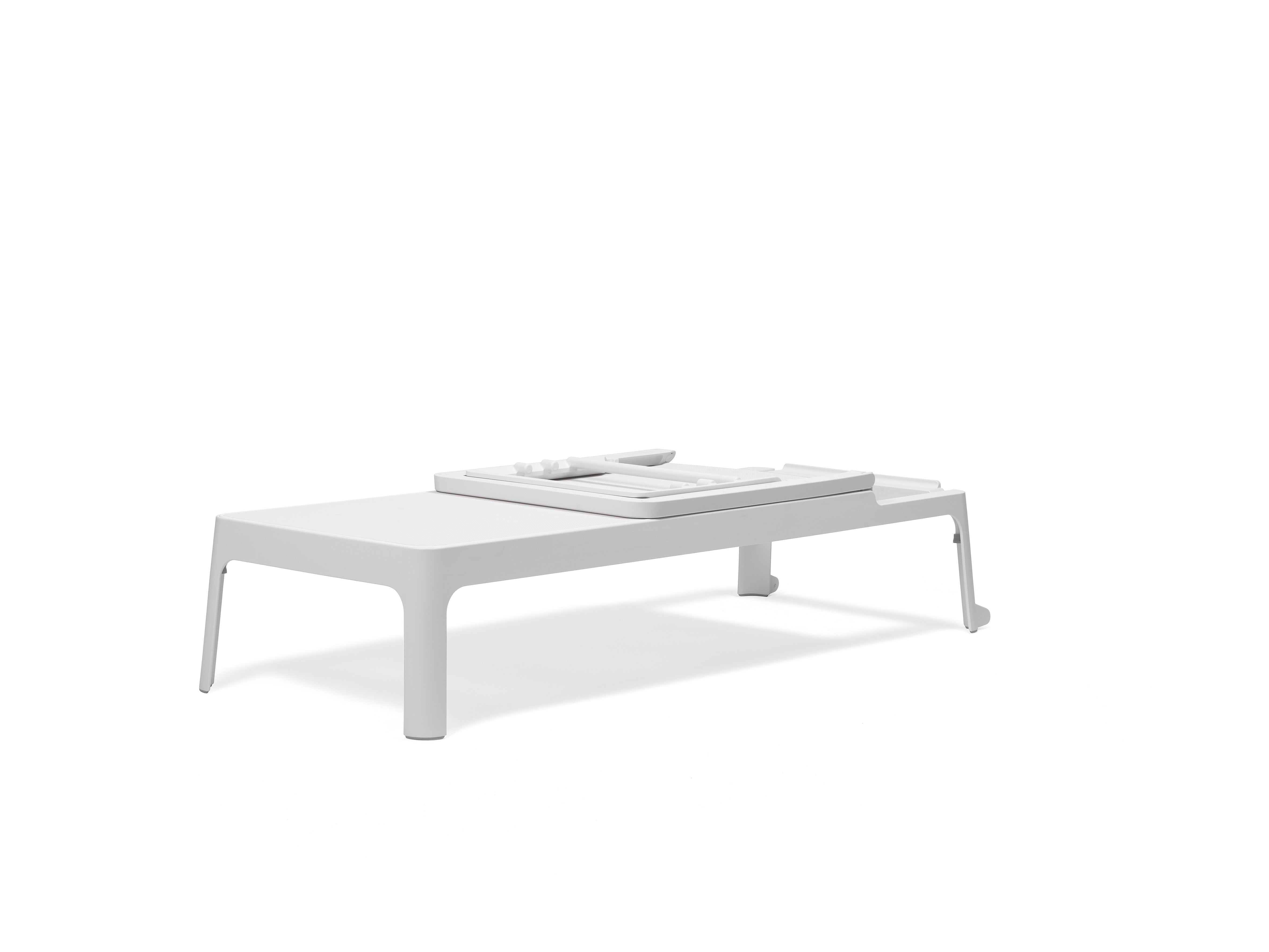 White PLANO Outdoor Lounger
