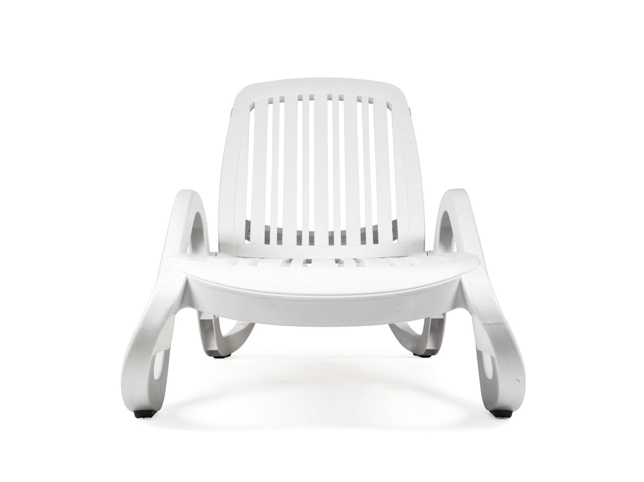 EDEN White Outdoor Lounger