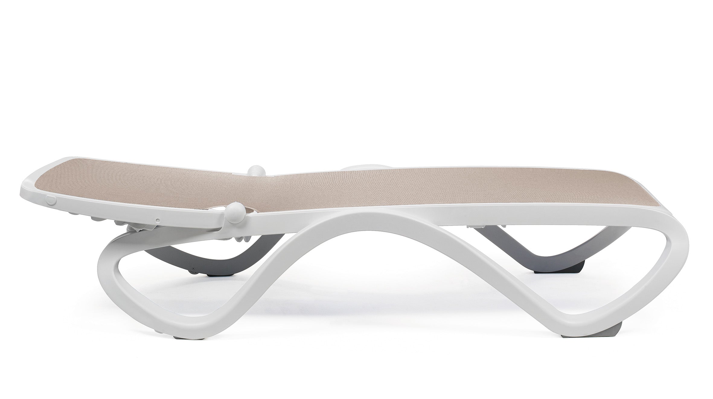 OMEGA taupe outdoor lounger