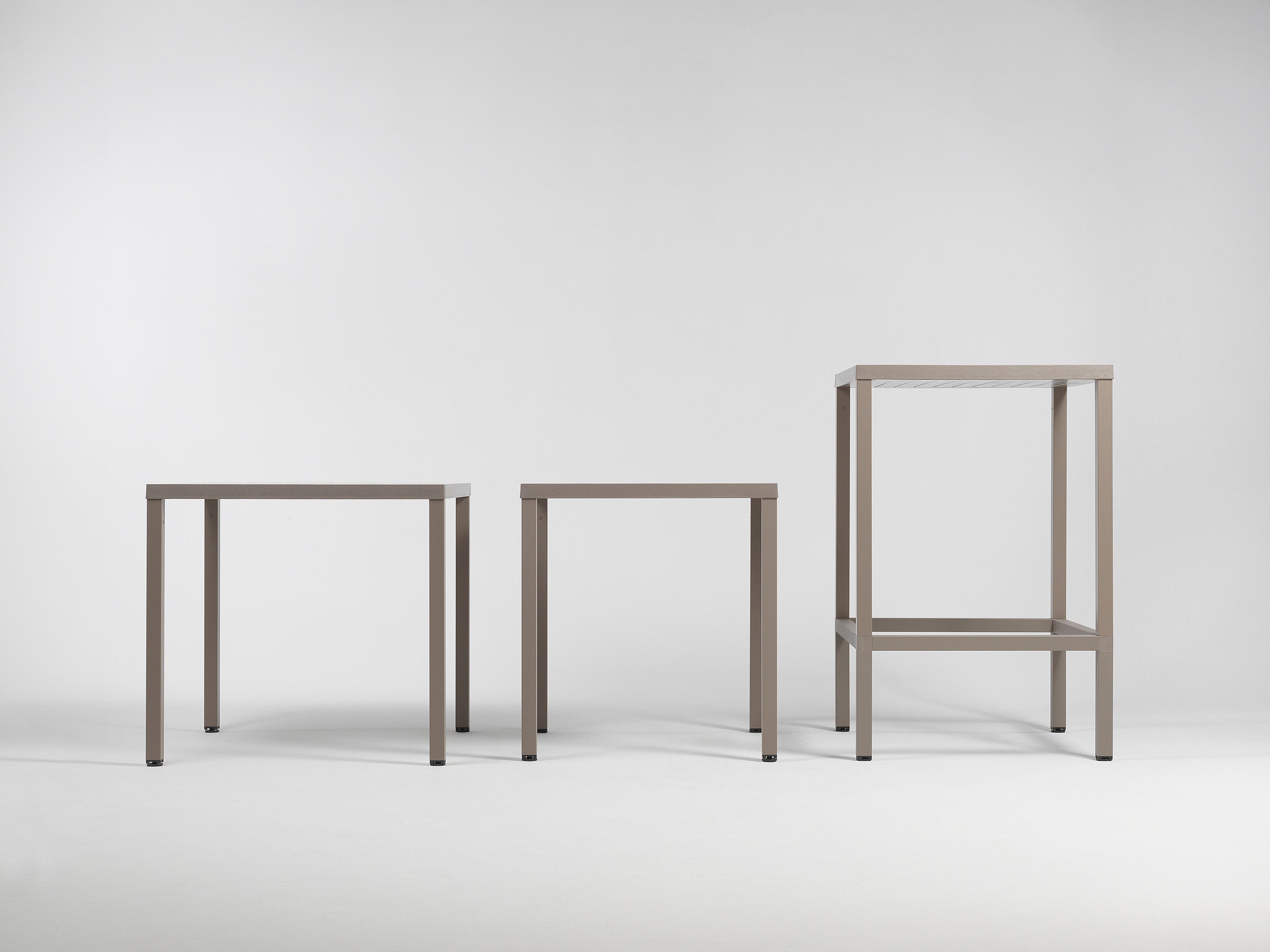 Square Outdoor Table CUBE Anthracite