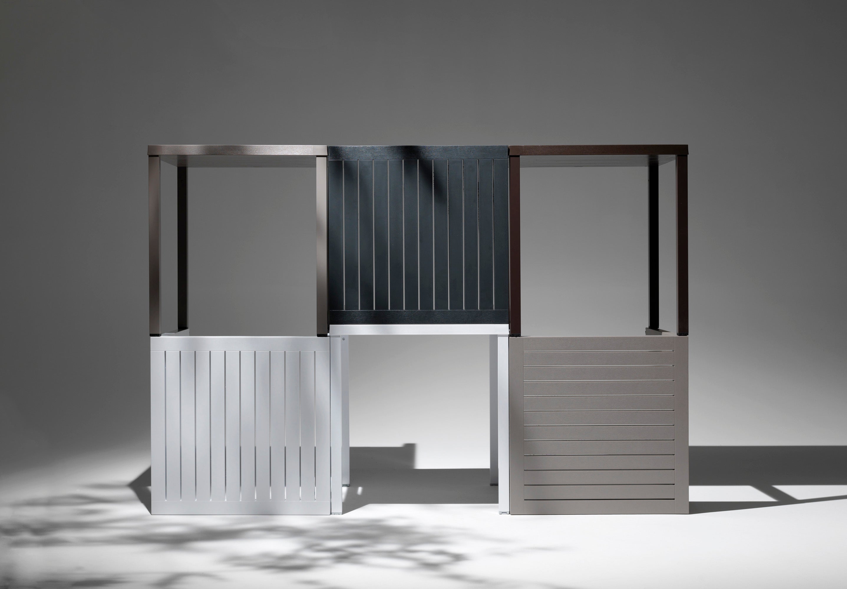 Square Outdoor Table CUBE Anthracite