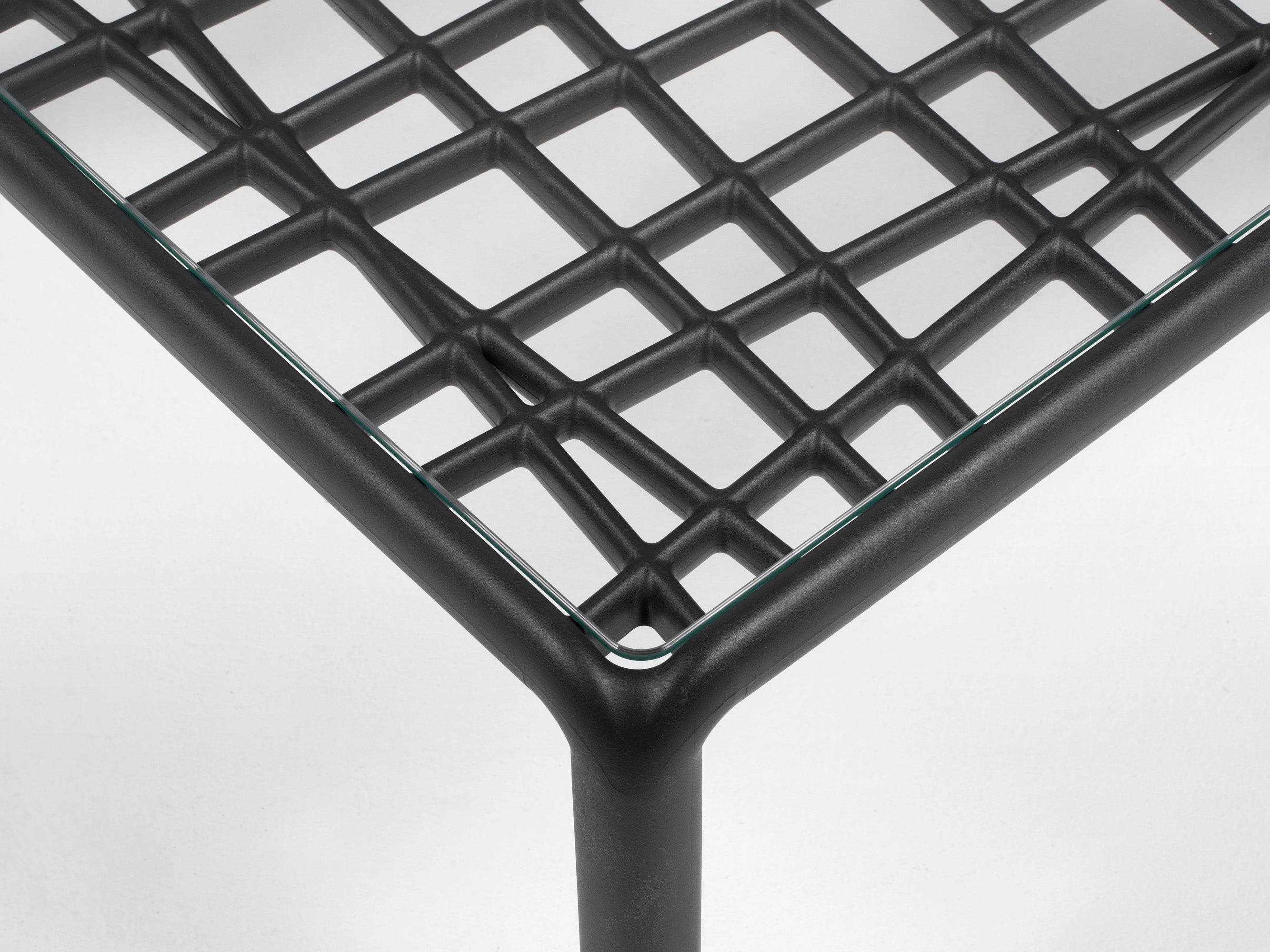 Square Outdoor Coffee Table KOMODO White