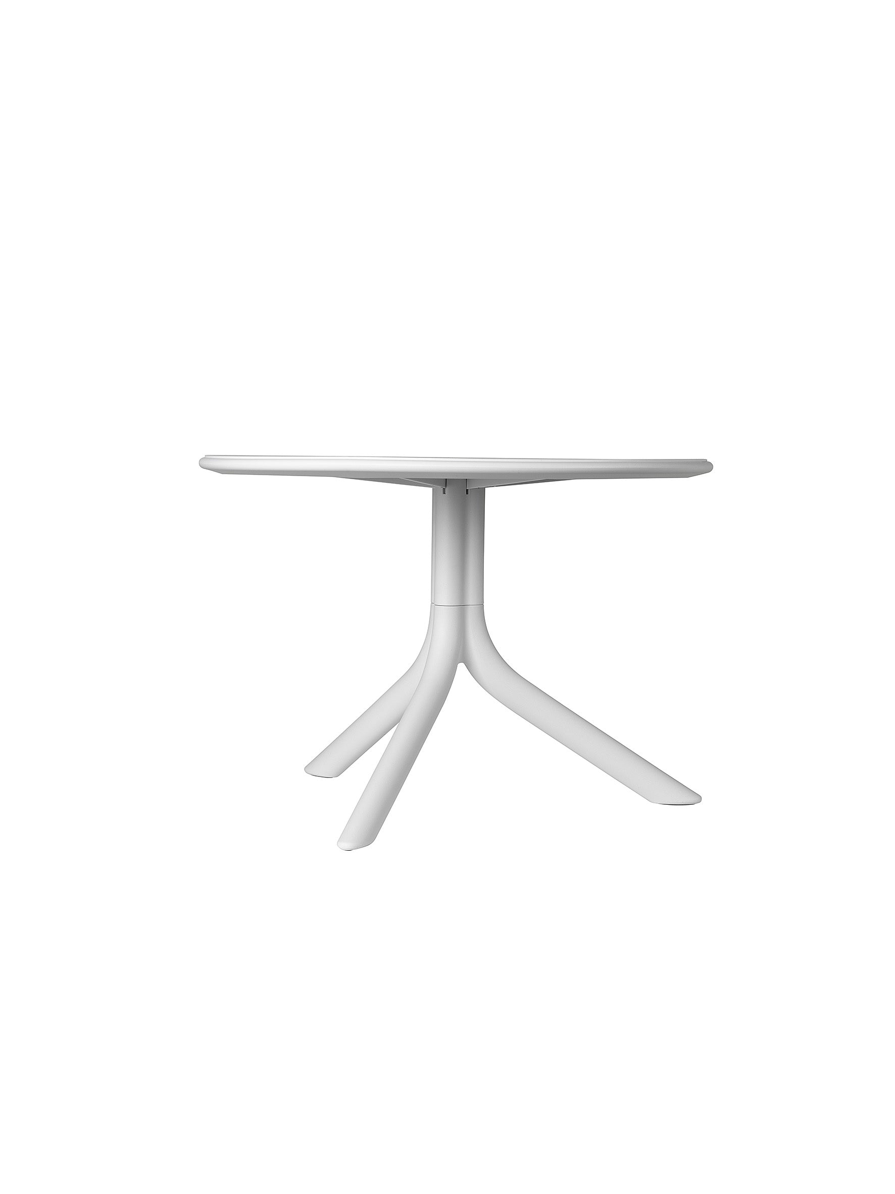 White Round Outdoor Table with Height Adjustment SPRITZ