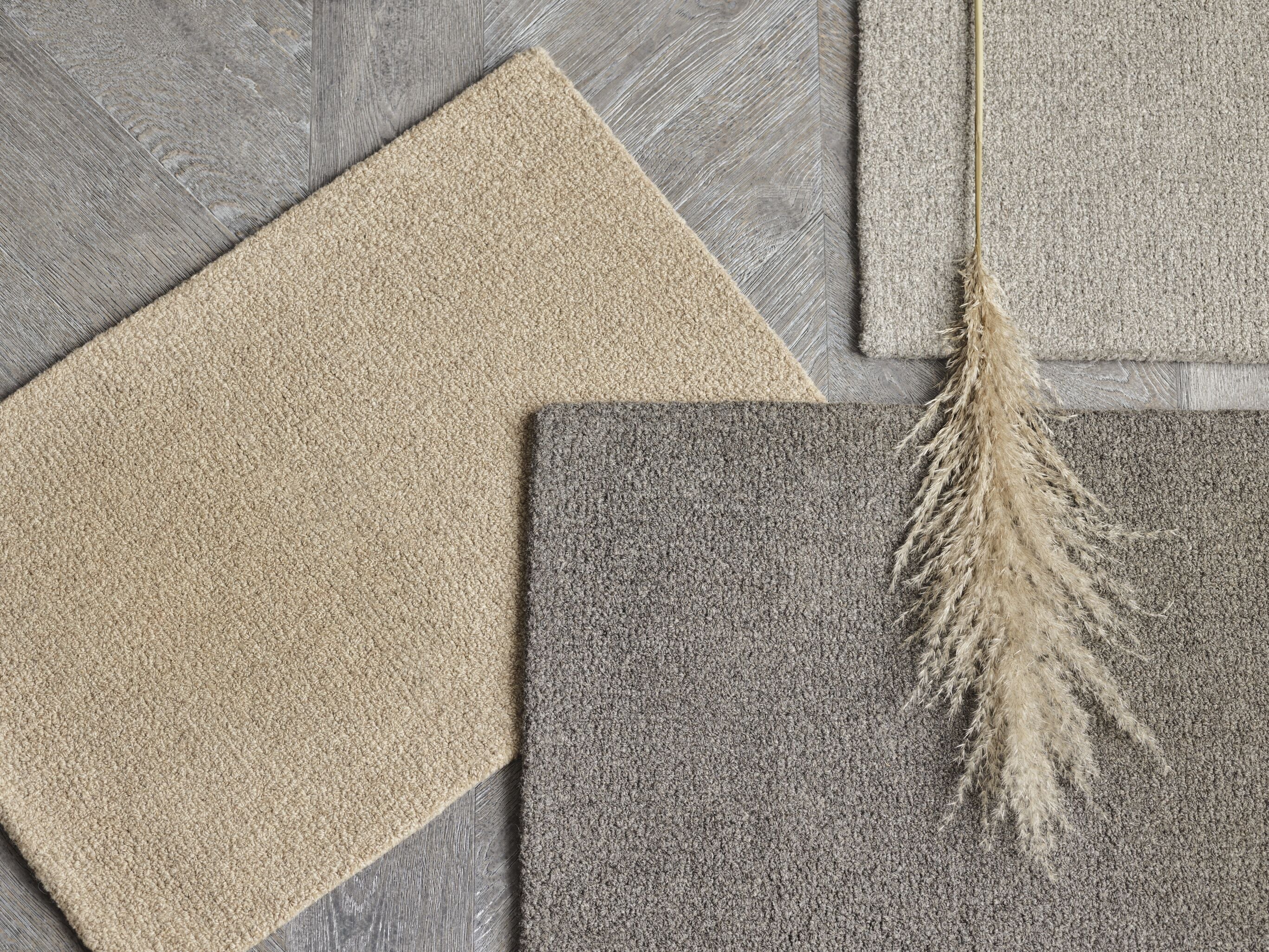 Creamy nature rug