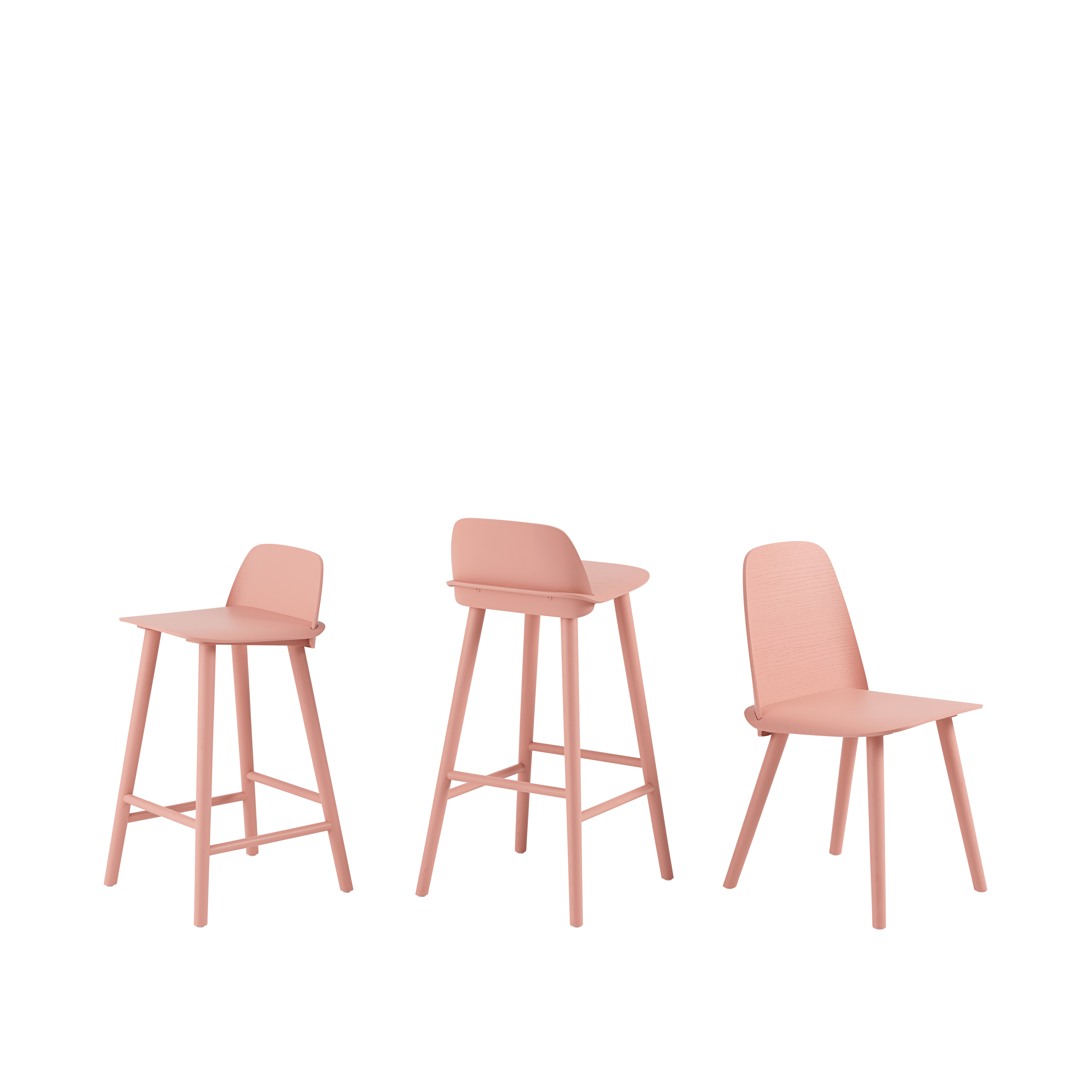 NERD Bar Stool Pink