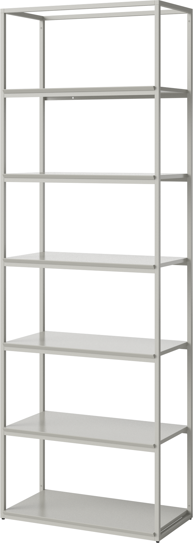 Gray neutra shelf