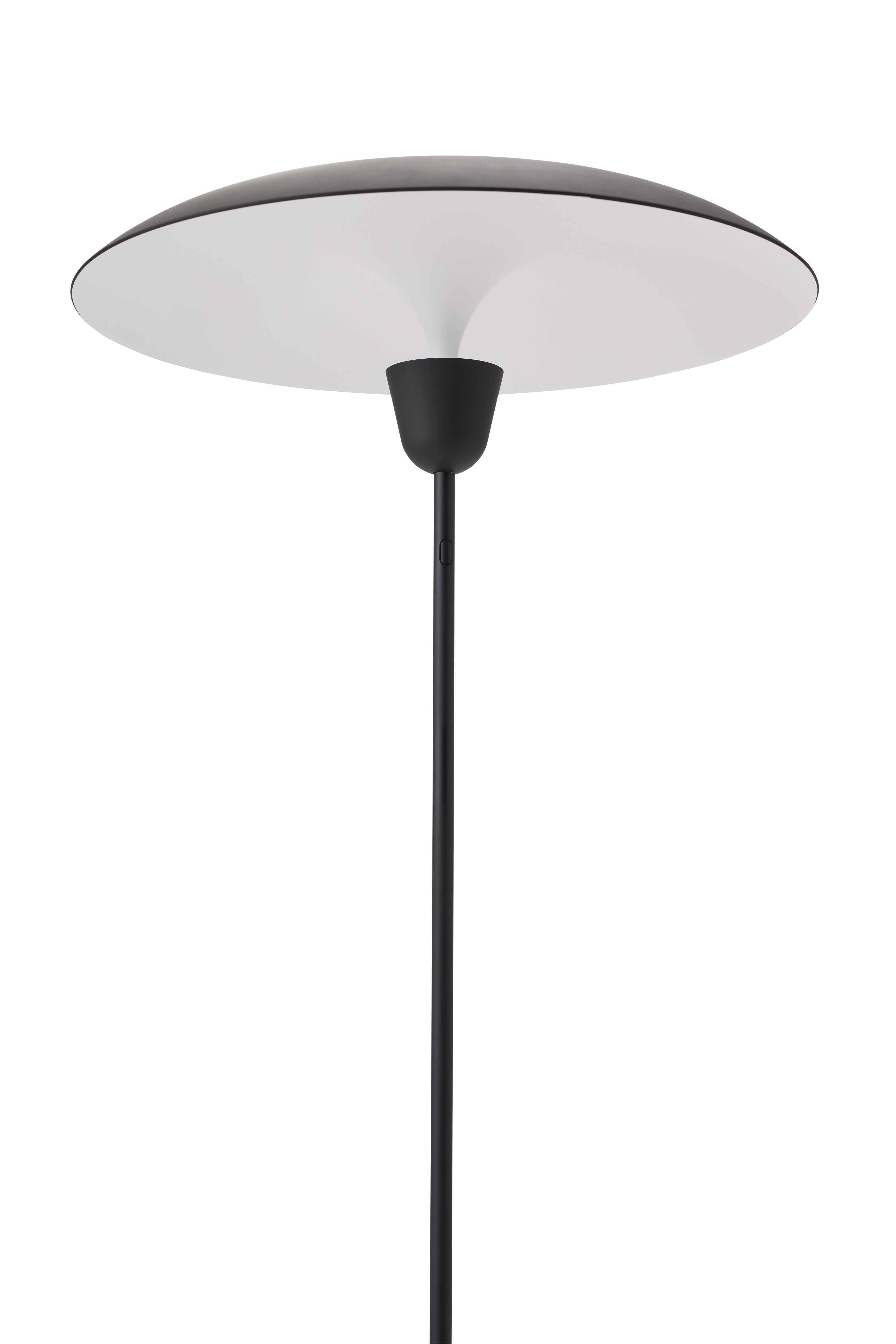 KANTARELL Floor Lamp in Black with White Finish