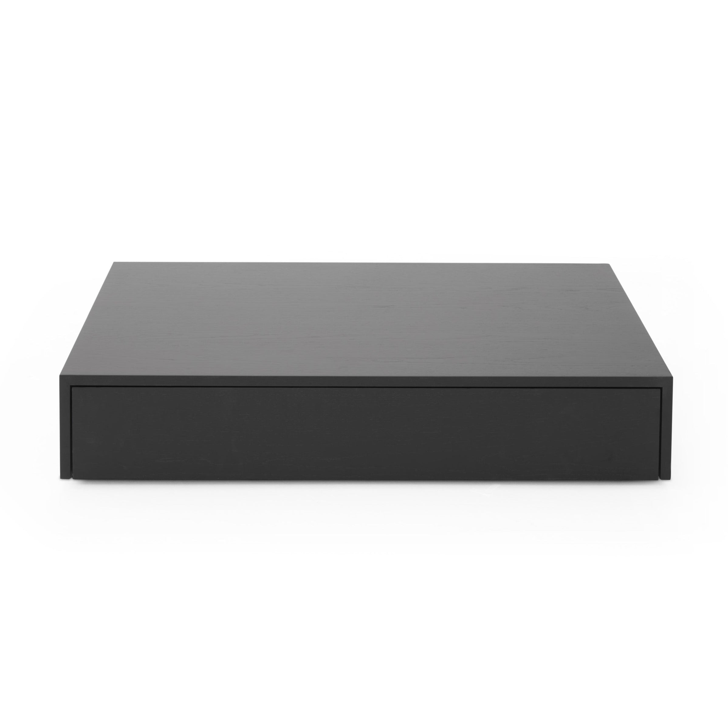 Coffee table with a drawer Mass black oak veneer