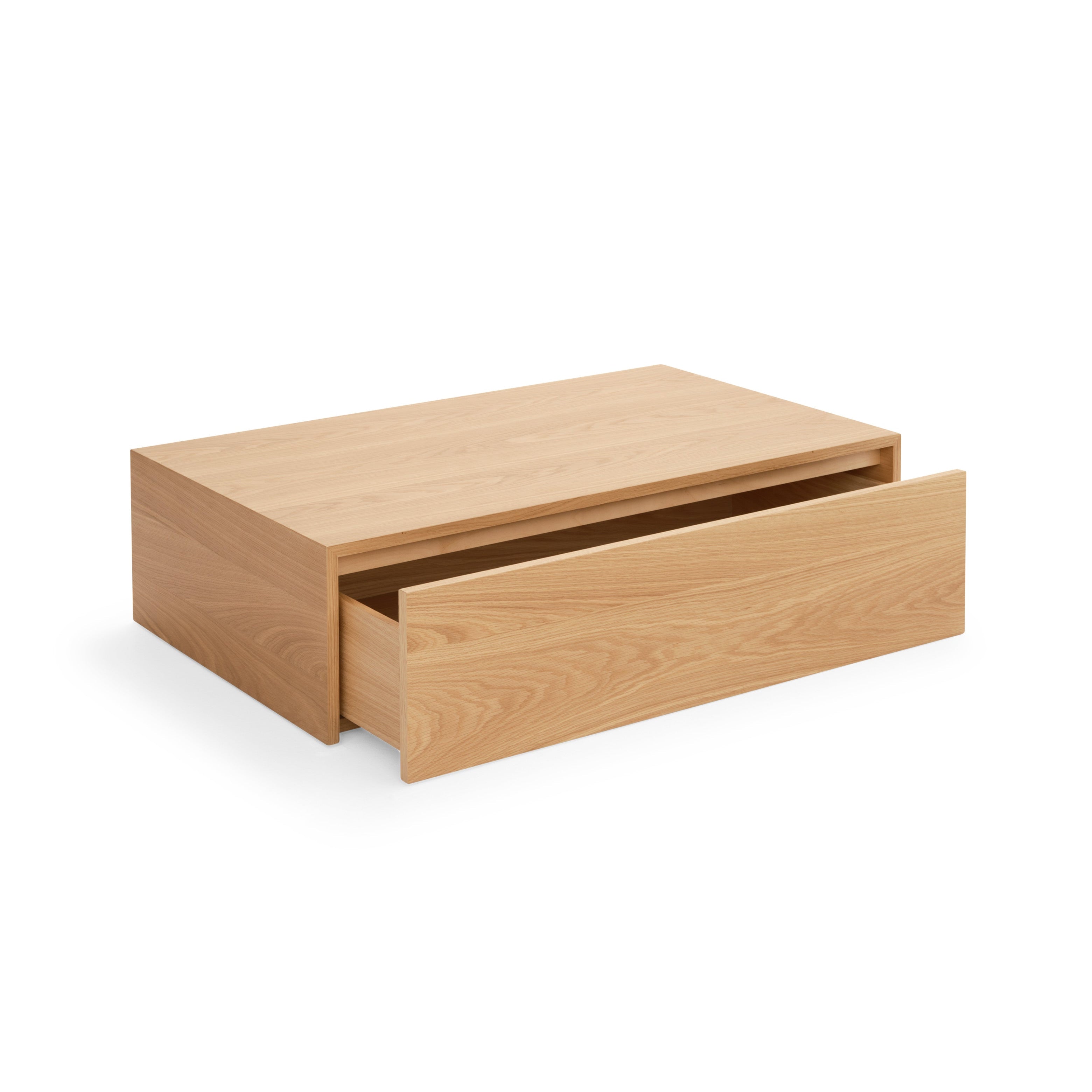 Coffee table with a drawer Mass Veneer oak