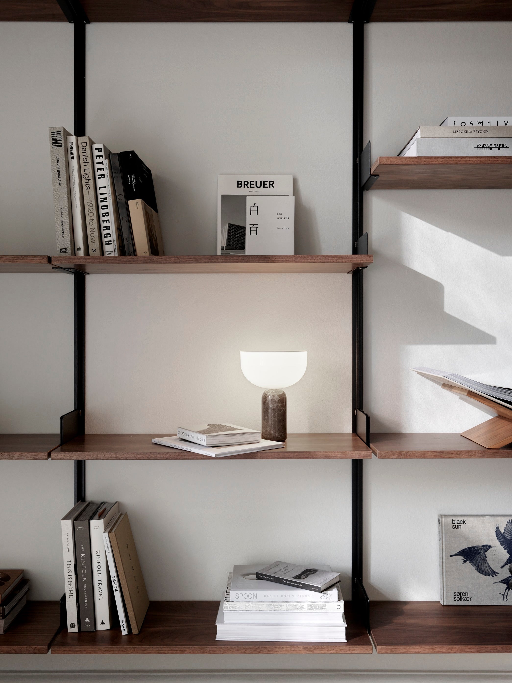 Portable lamp KIZU gray marble