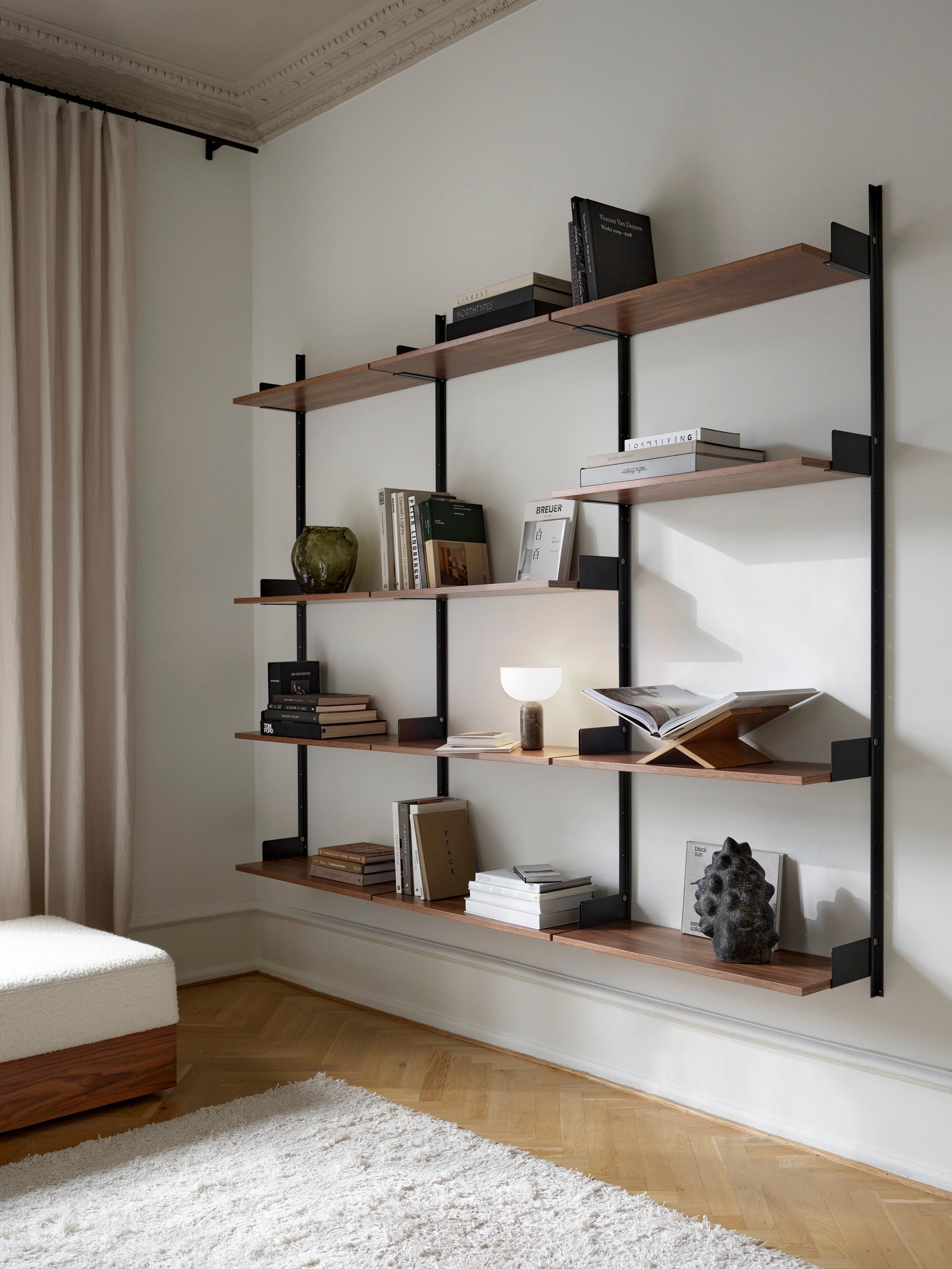 Portable lamp KIZU gray marble